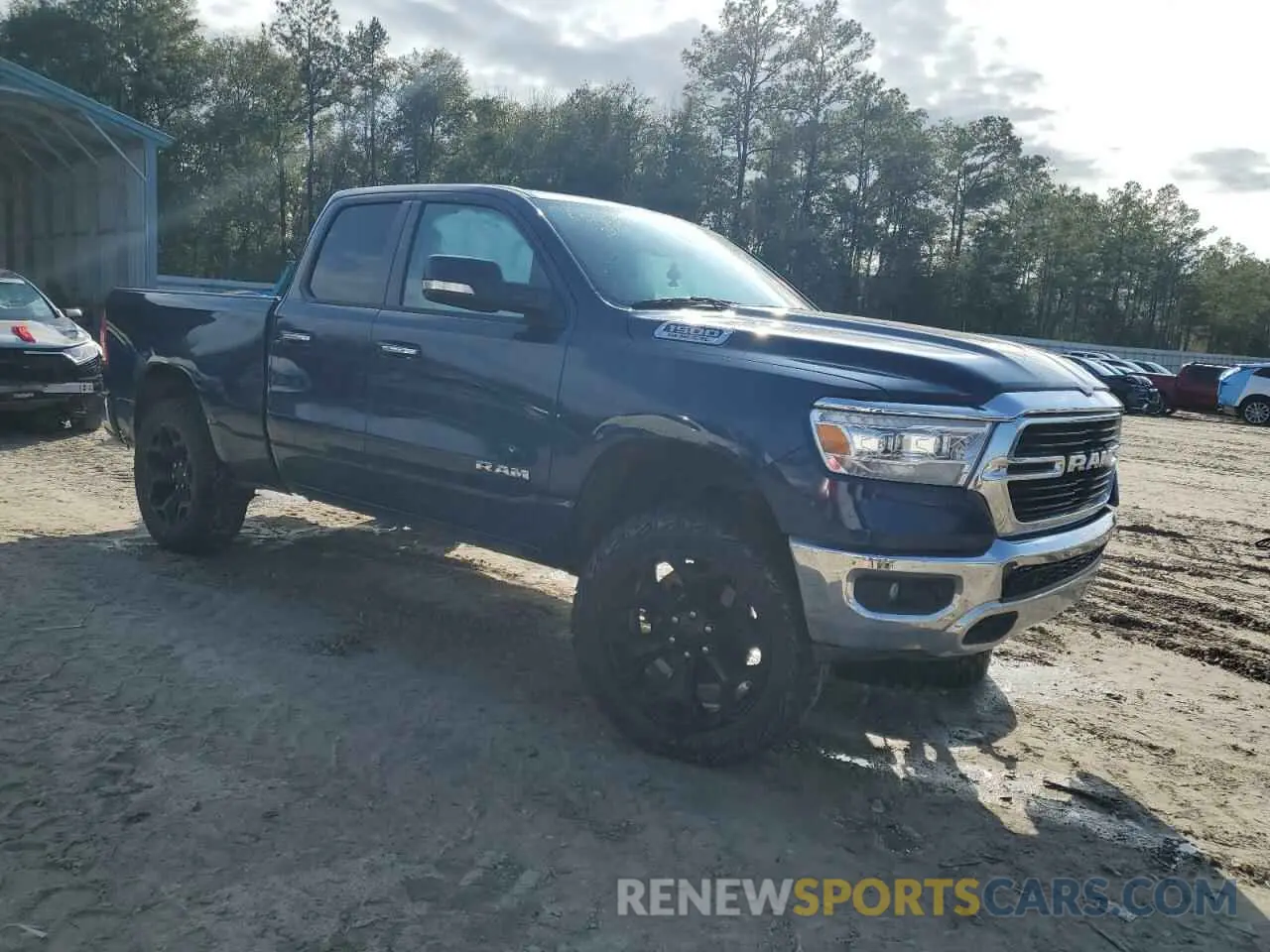 4 fotografías del automóvil dañado 1C6SRFBT9KN872649 RAM 1500 2019