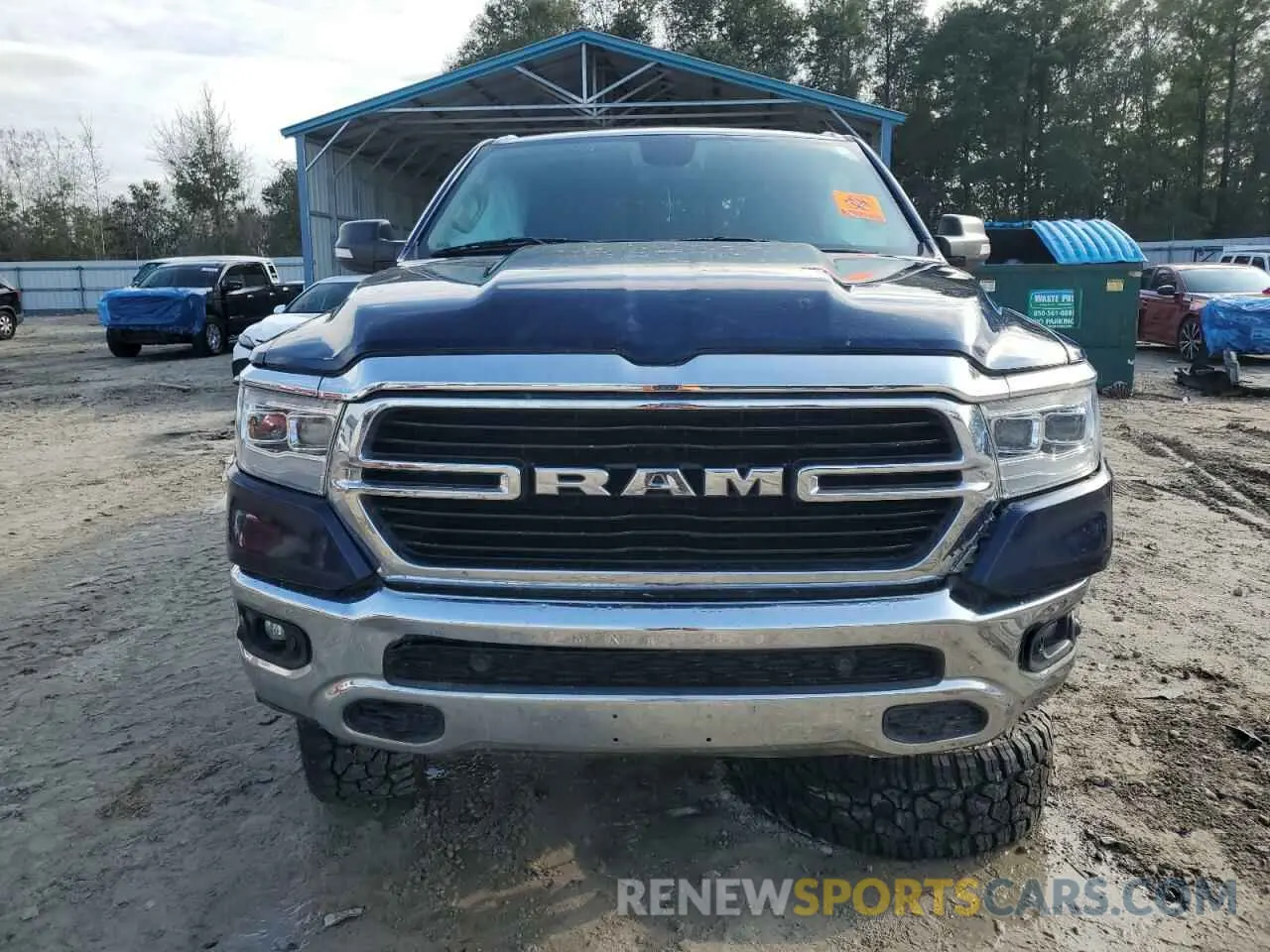 5 fotografías del automóvil dañado 1C6SRFBT9KN872649 RAM 1500 2019