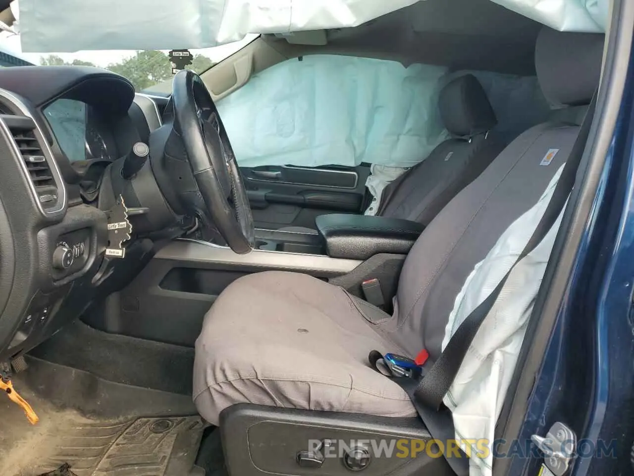 7 fotografías del automóvil dañado 1C6SRFBT9KN872649 RAM 1500 2019