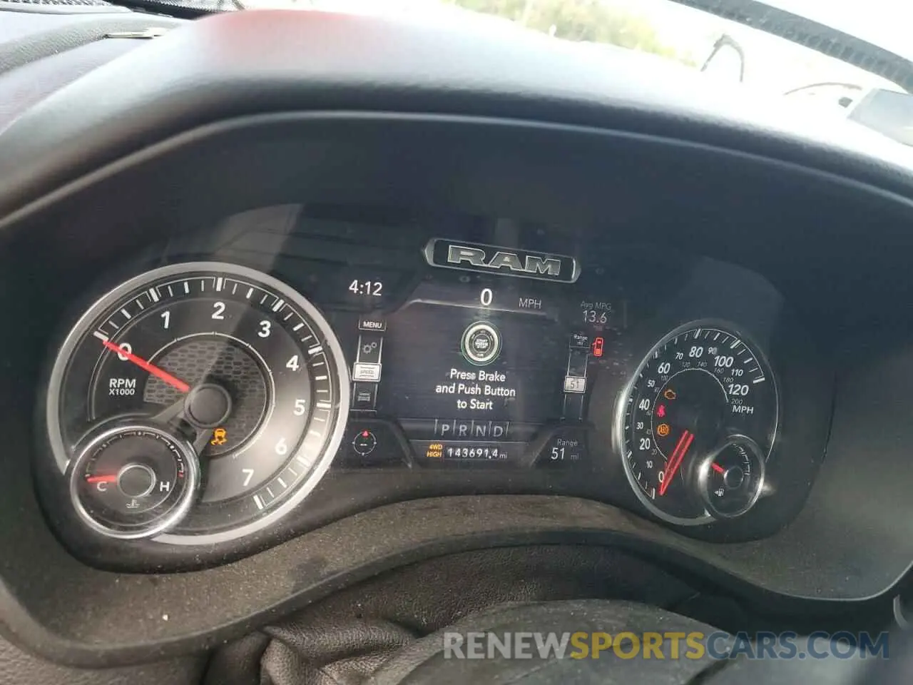 9 fotografías del automóvil dañado 1C6SRFBT9KN872649 RAM 1500 2019