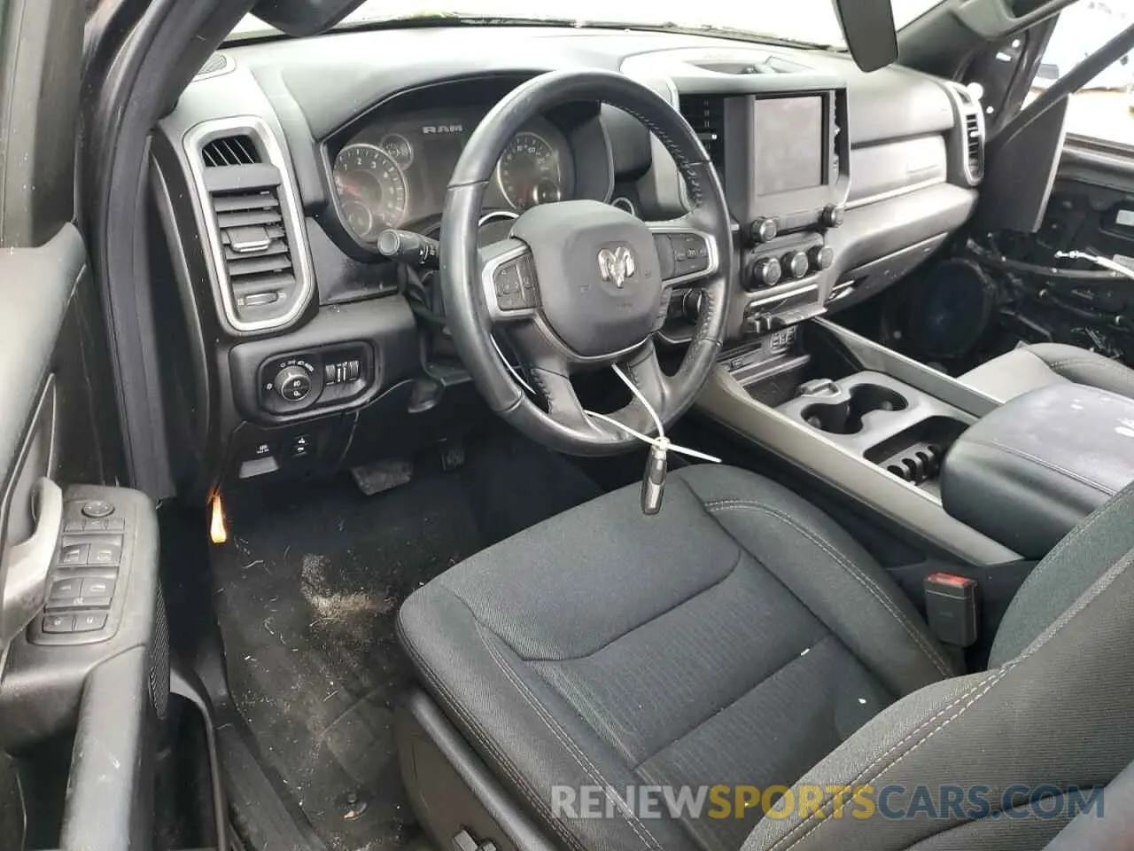 8 fotografías del automóvil dañado 1C6SRFBT9KN885580 RAM 1500 2019
