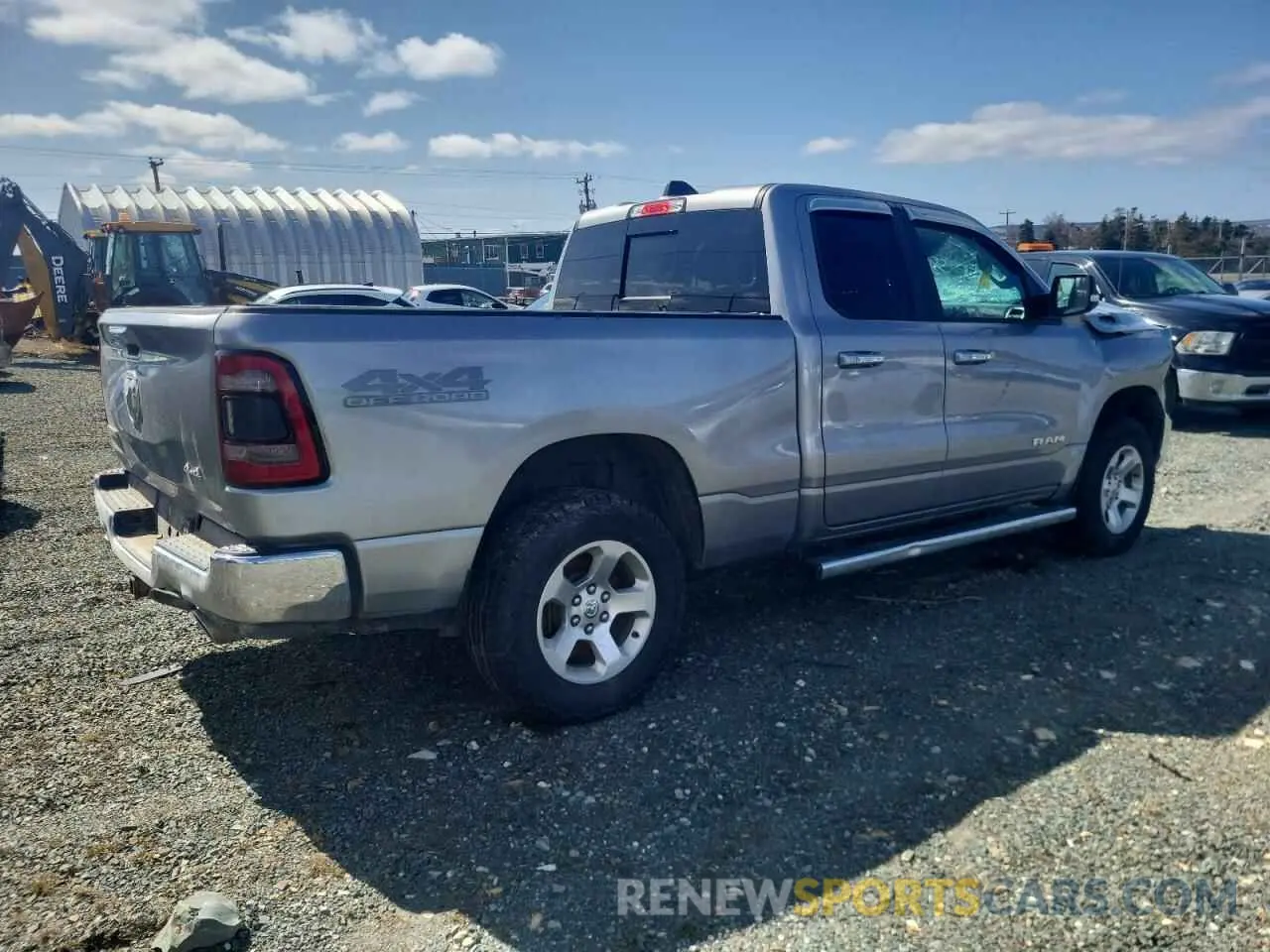 3 fotografías del automóvil dañado 1C6SRFBTXKN528084 RAM 1500 2019