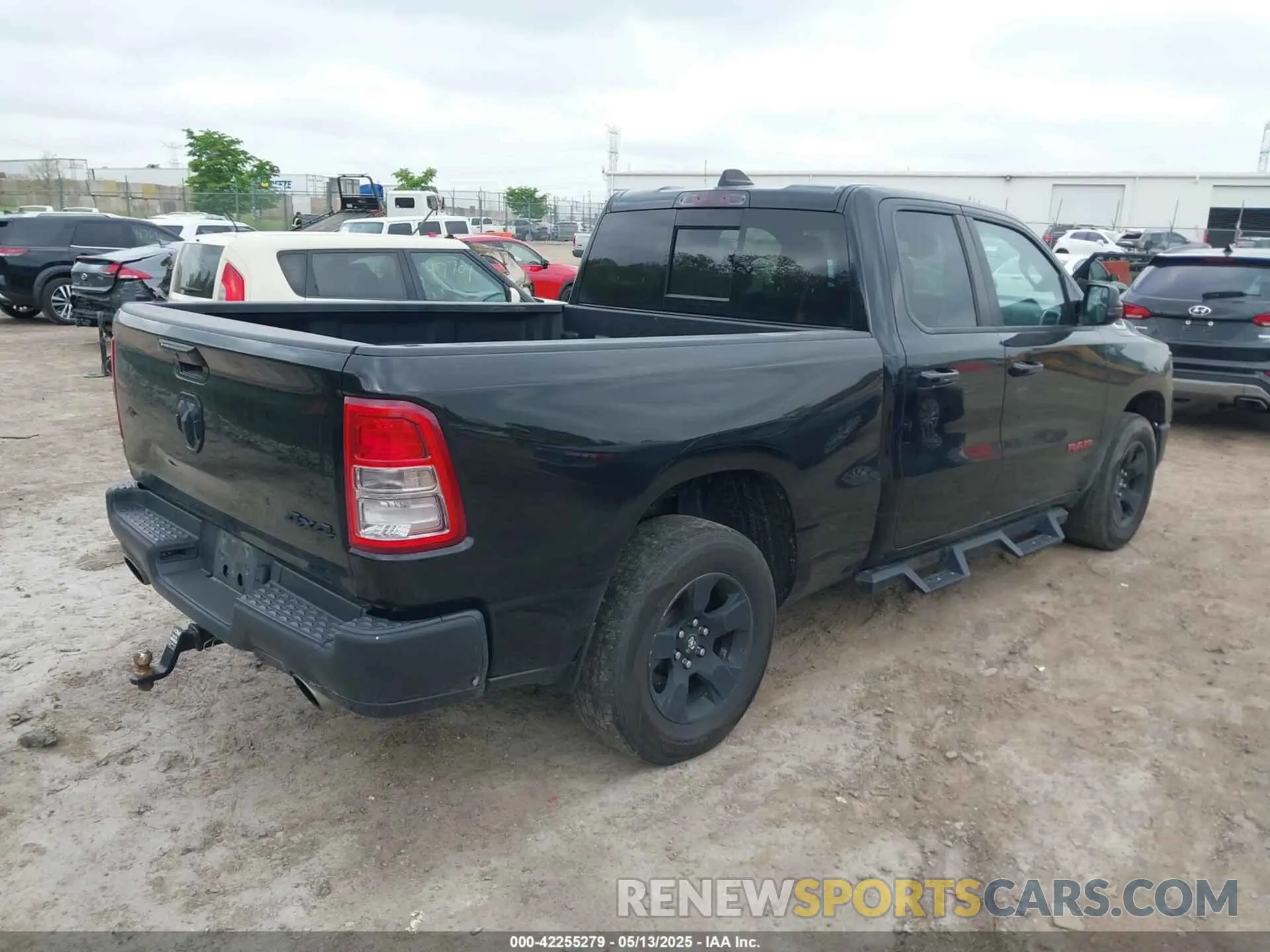 4 fotografías del automóvil dañado 1C6SRFBTXKN656065 RAM 1500 2019
