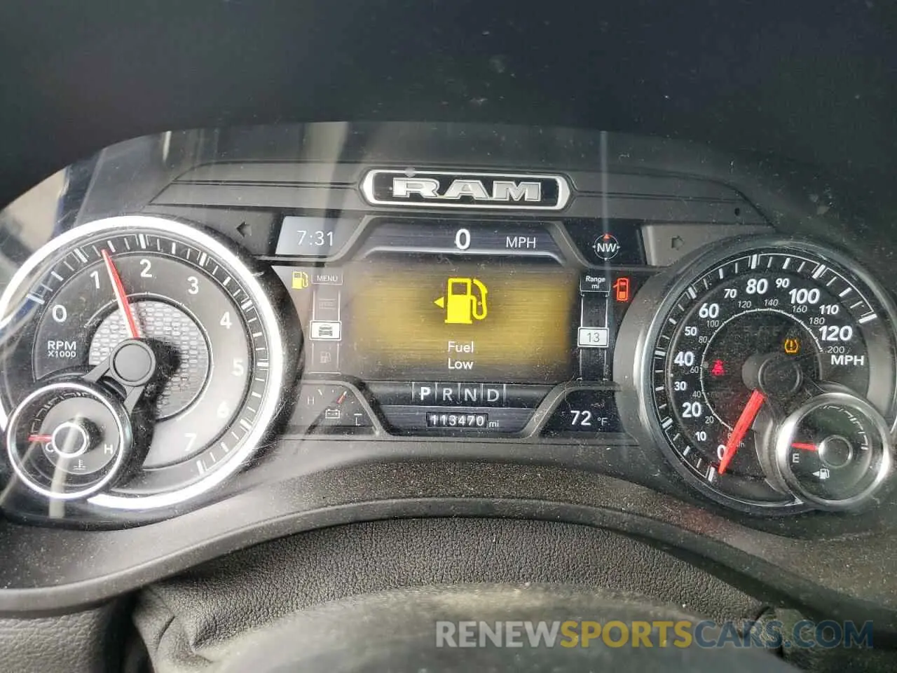 9 fotografías del automóvil dañado 1C6SRFBTXKN772124 RAM 1500 2019