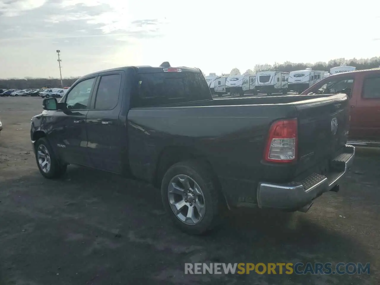 2 fotografías del automóvil dañado 1C6SRFBTXKN903746 RAM 1500 2019