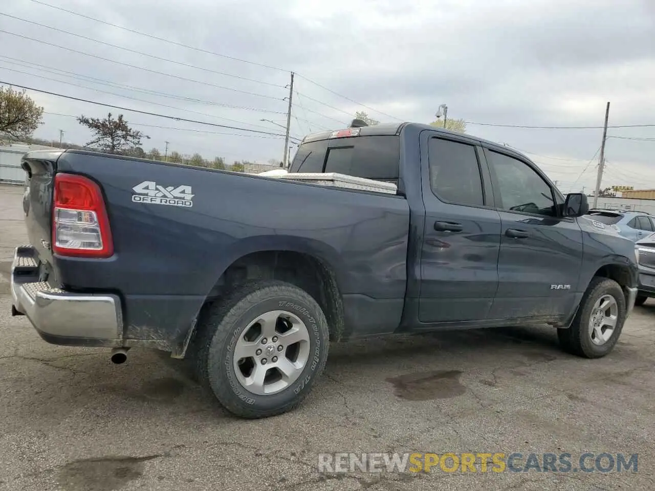 3 fotografías del automóvil dañado 1C6SRFCT4KN662300 RAM 1500 2019