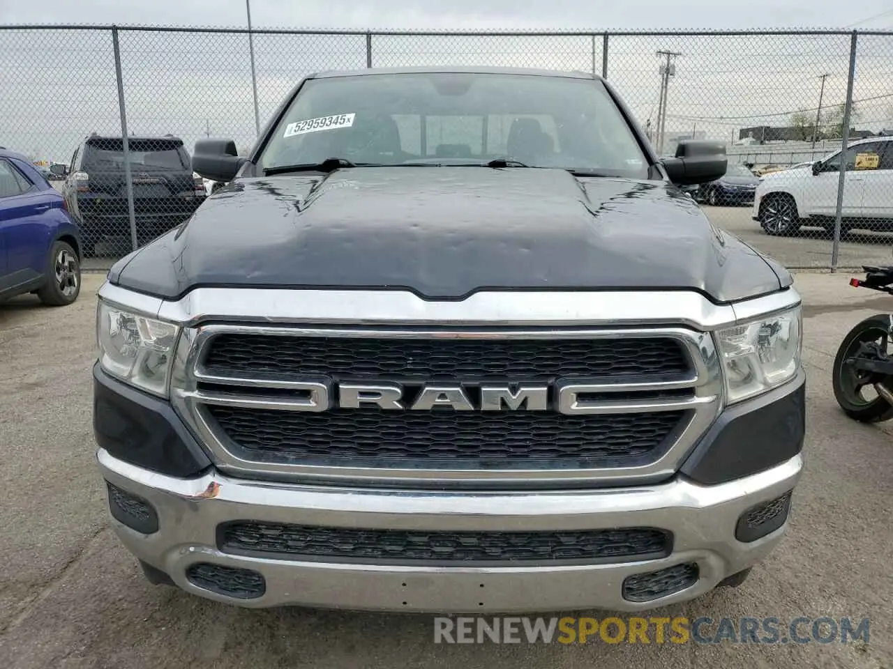 5 fotografías del automóvil dañado 1C6SRFCT4KN662300 RAM 1500 2019