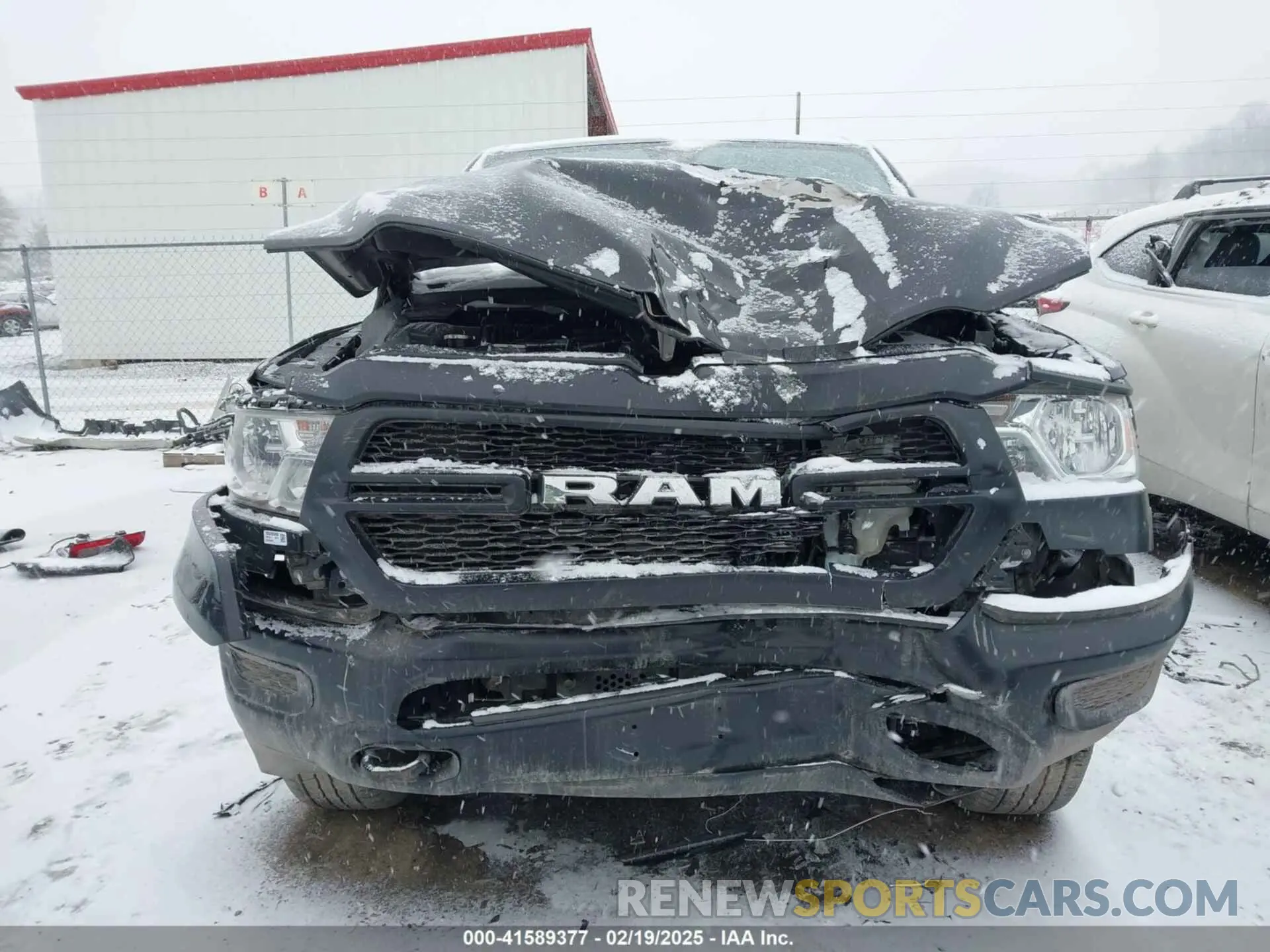 13 fotografías del automóvil dañado 1C6SRFCT8KN812411 RAM 1500 2019