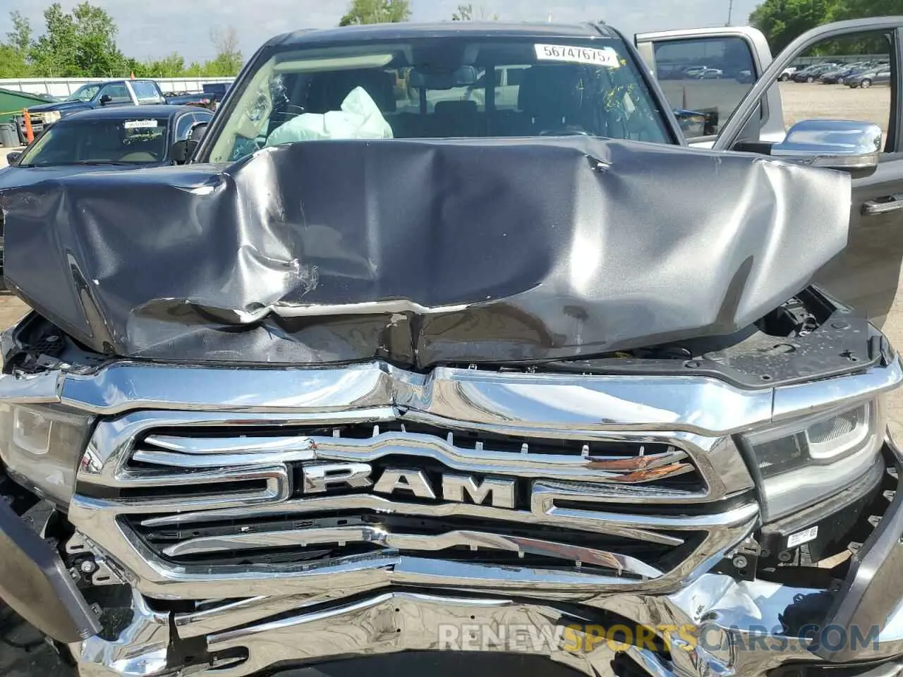 11 fotografías del automóvil dañado 1C6SRFDT2KN514953 RAM 1500 2019