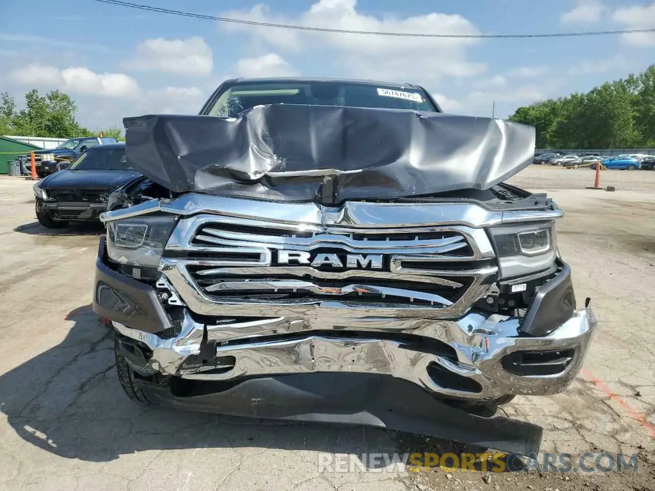 5 fotografías del automóvil dañado 1C6SRFDT2KN514953 RAM 1500 2019