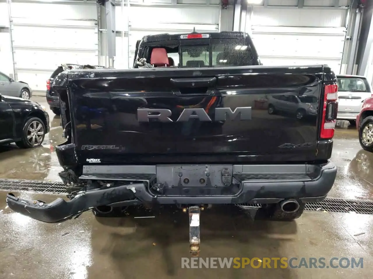6 fotografías del automóvil dañado 1C6SRFET2KN565965 RAM 1500 2019
