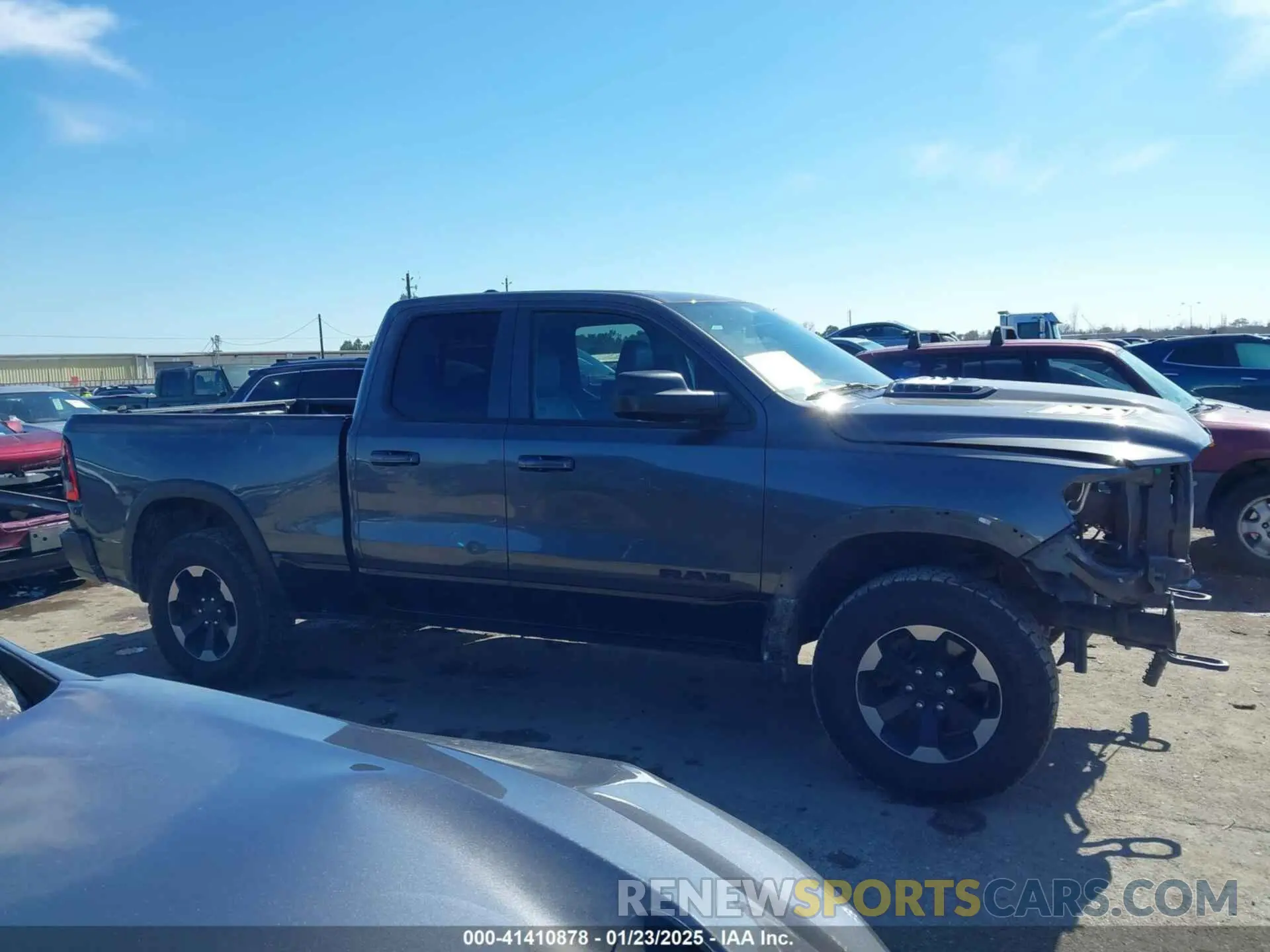 14 fotografías del automóvil dañado 1C6SRFET7KN861046 RAM 1500 2019