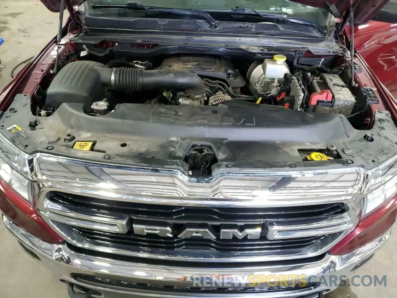 12 fotografías del automóvil dañado 1C6SRFFT0KN586554 RAM 1500 2019