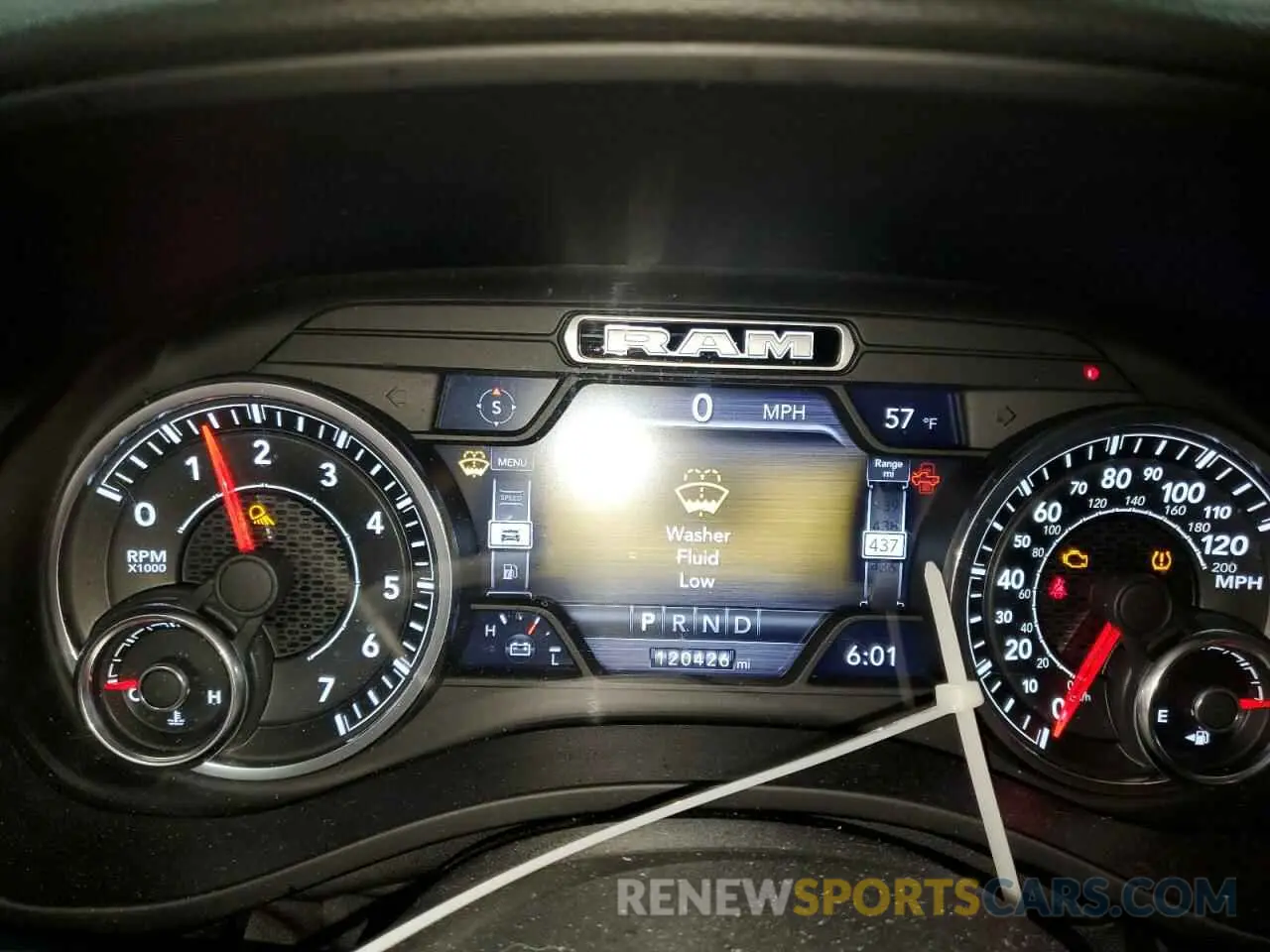 9 fotografías del automóvil dañado 1C6SRFFT0KN586554 RAM 1500 2019