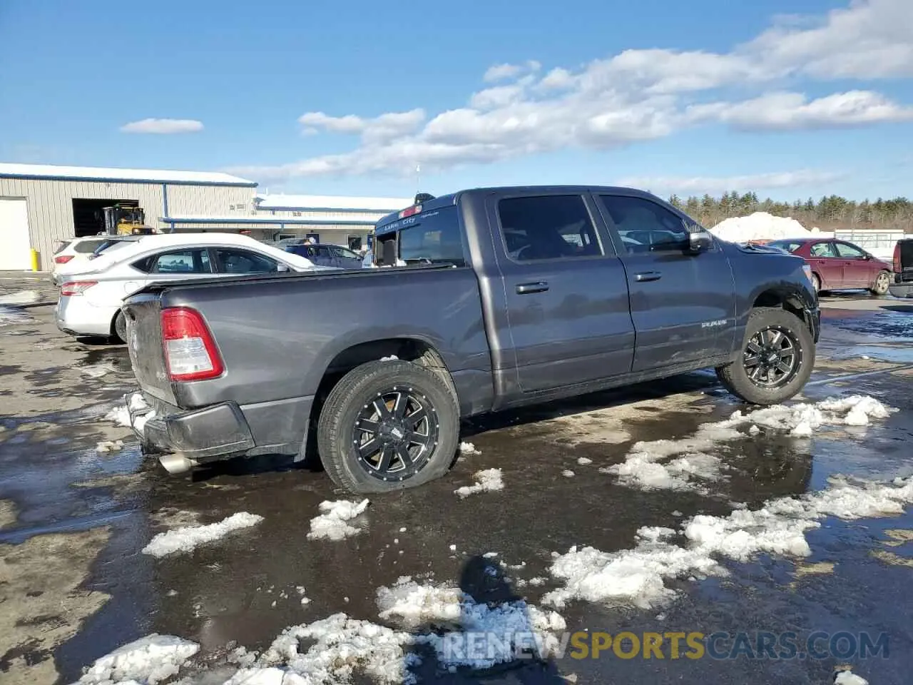 3 fotografías del automóvil dañado 1C6SRFFT0KN608648 RAM 1500 2019