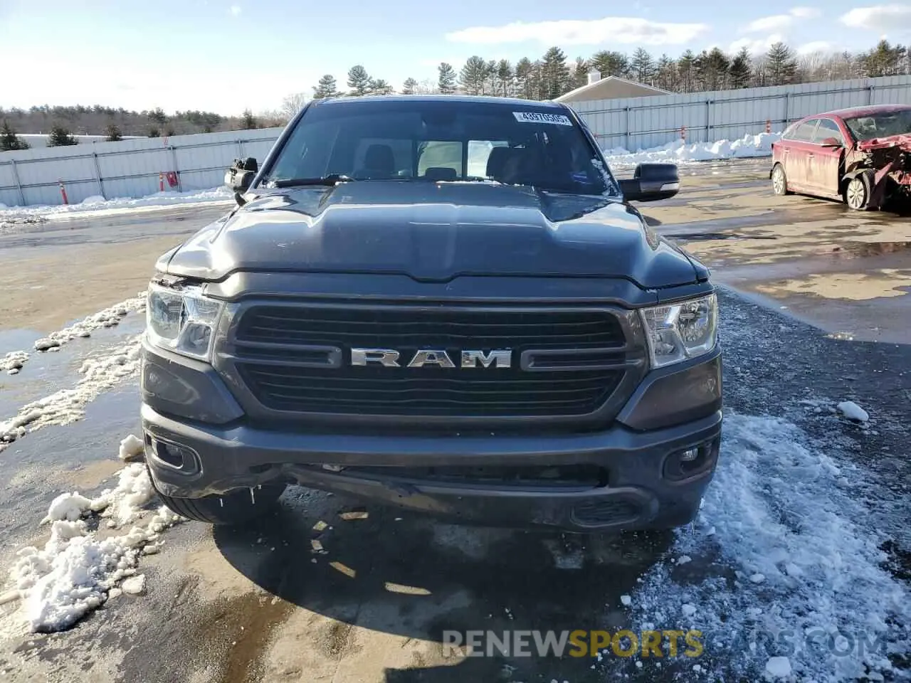 5 fotografías del automóvil dañado 1C6SRFFT0KN608648 RAM 1500 2019