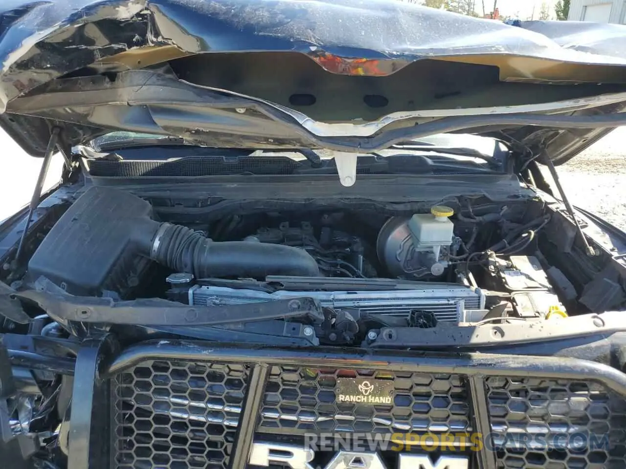 11 fotografías del automóvil dañado 1C6SRFFT0KN726506 RAM 1500 2019