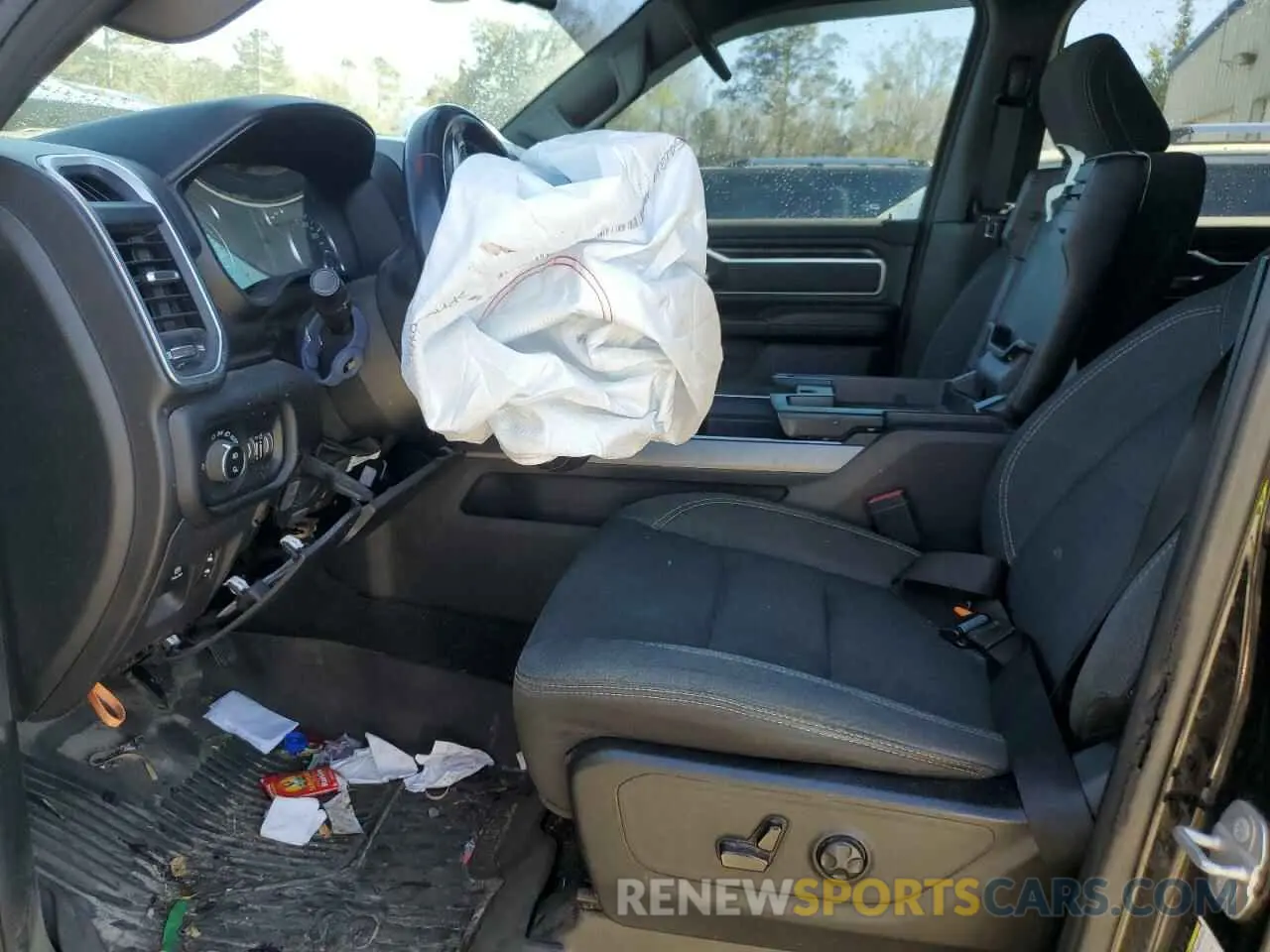 7 fotografías del automóvil dañado 1C6SRFFT0KN726506 RAM 1500 2019