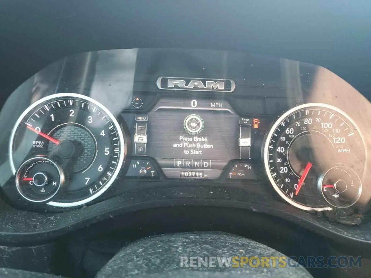 9 fotografías del automóvil dañado 1C6SRFFT0KN870198 RAM 1500 2019