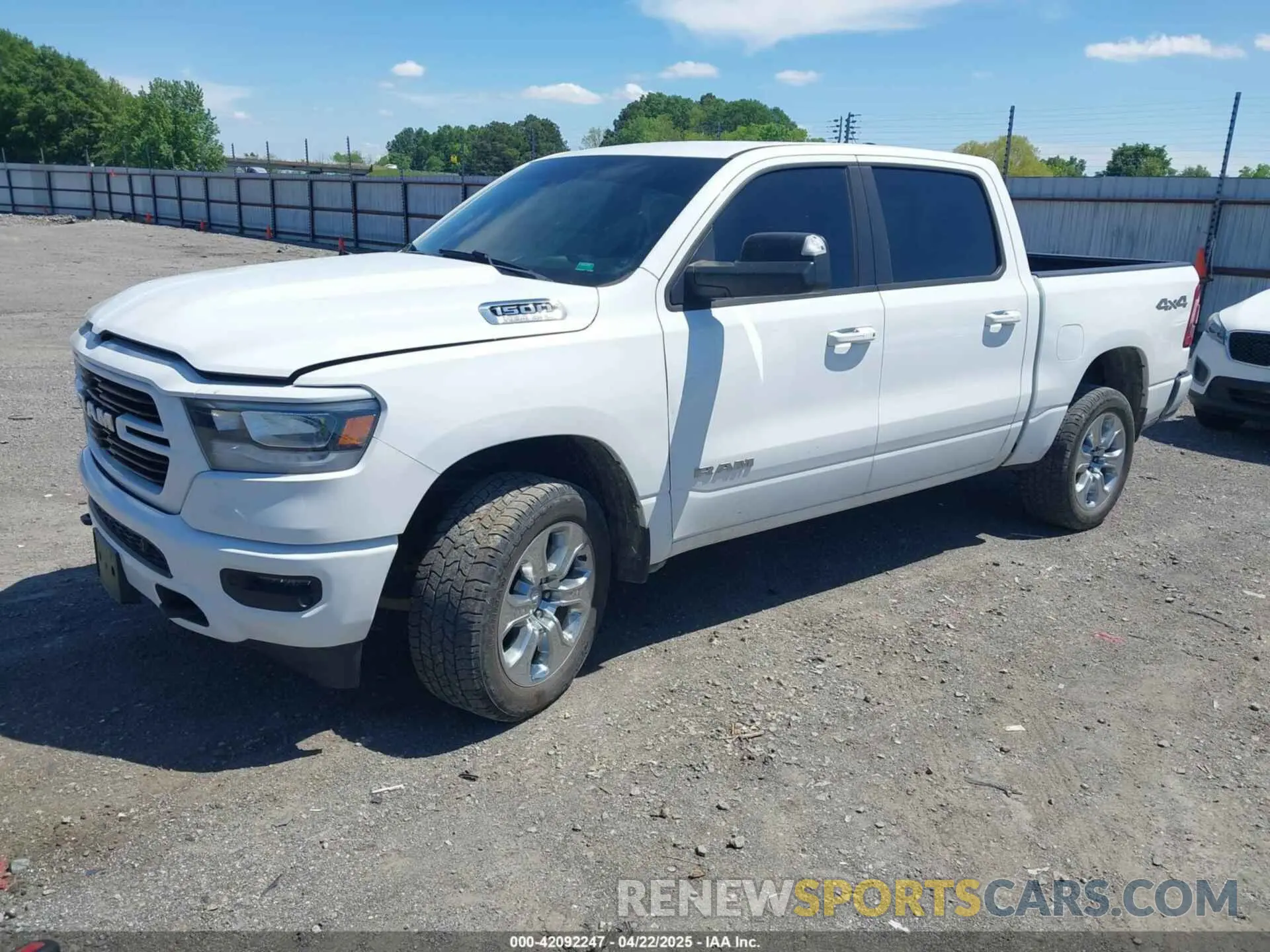 2 fotografías del automóvil dañado 1C6SRFFT0KN911008 RAM 1500 2019