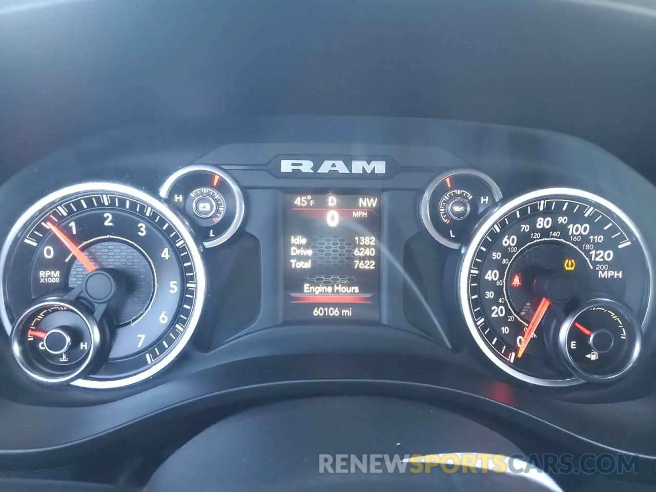 9 fotografías del automóvil dañado 1C6SRFFT1KN571223 RAM 1500 2019
