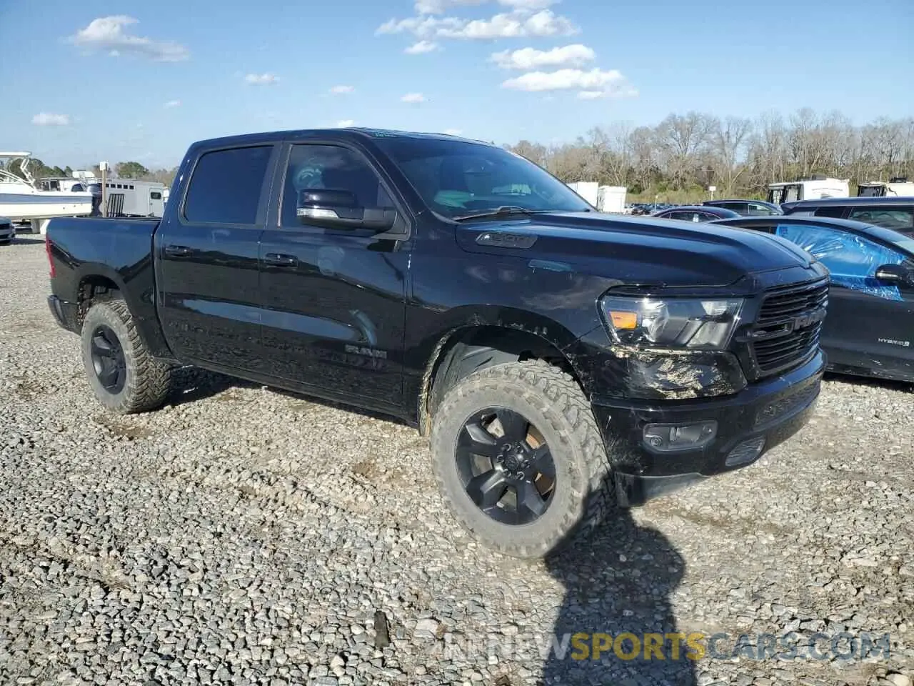 4 fotografías del automóvil dañado 1C6SRFFT1KN708855 RAM 1500 2019
