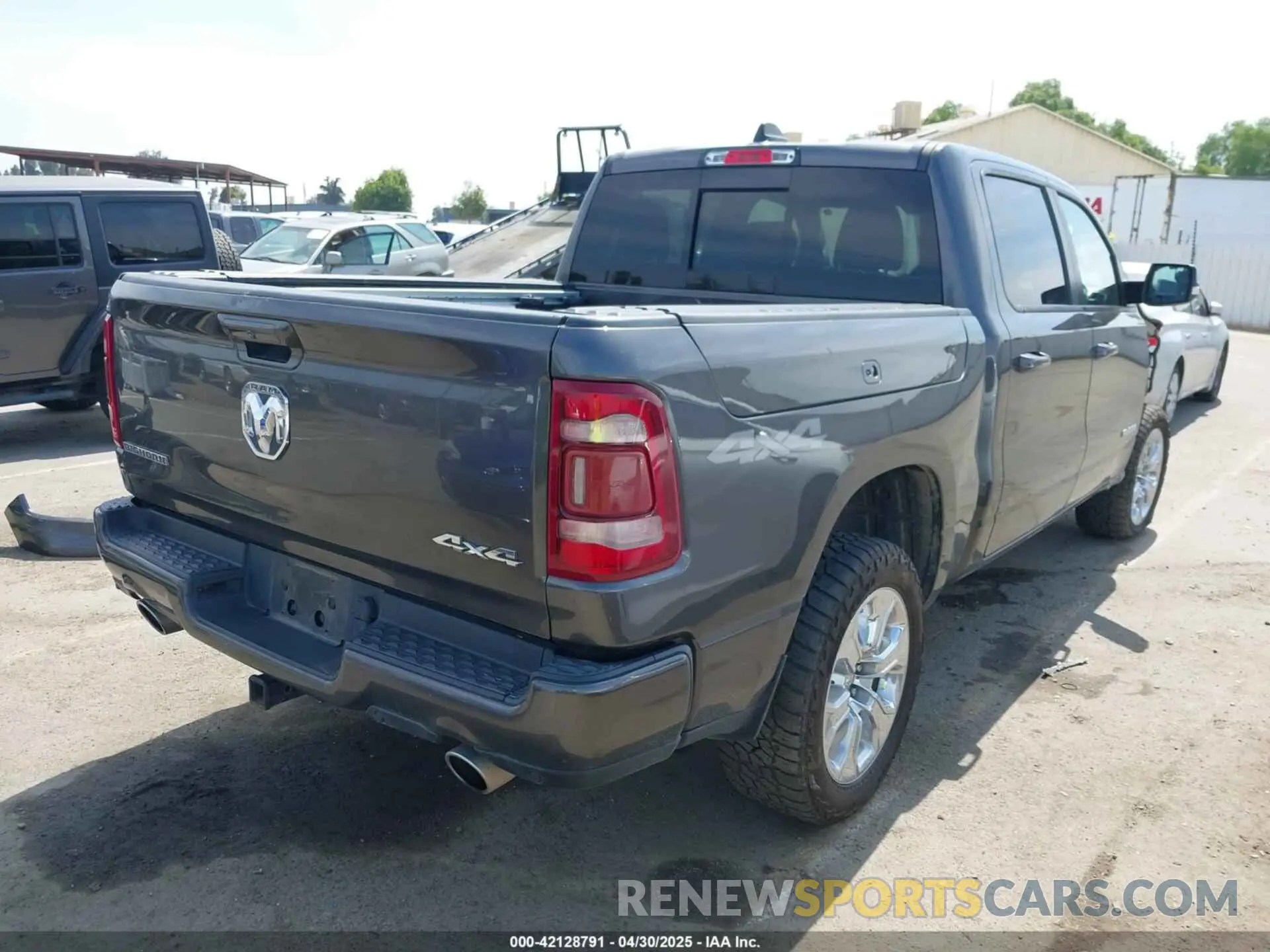 4 fotografías del automóvil dañado 1C6SRFFT1KN732525 RAM 1500 2019