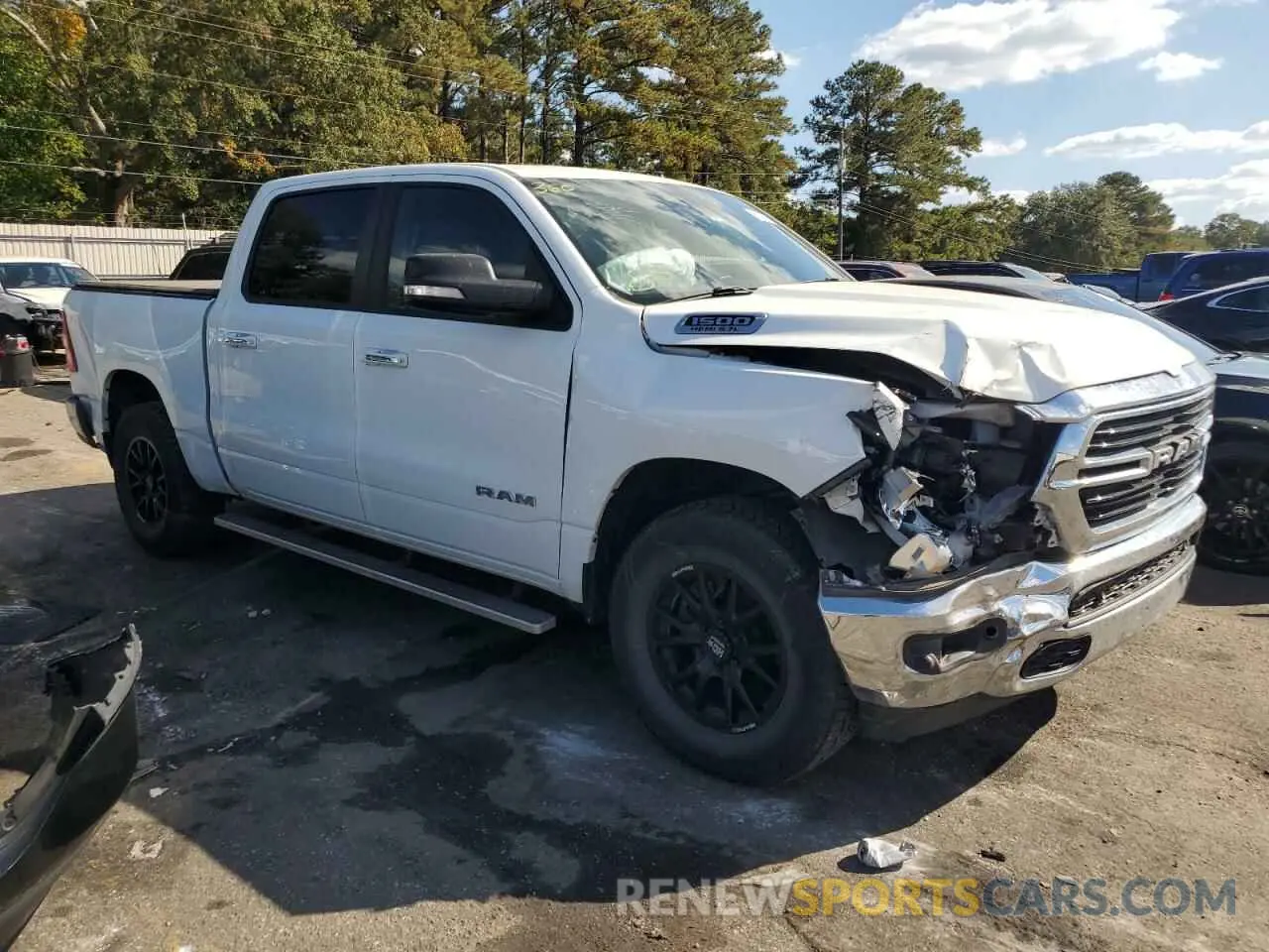4 fotografías del automóvil dañado 1C6SRFFT1KN856276 RAM 1500 2019