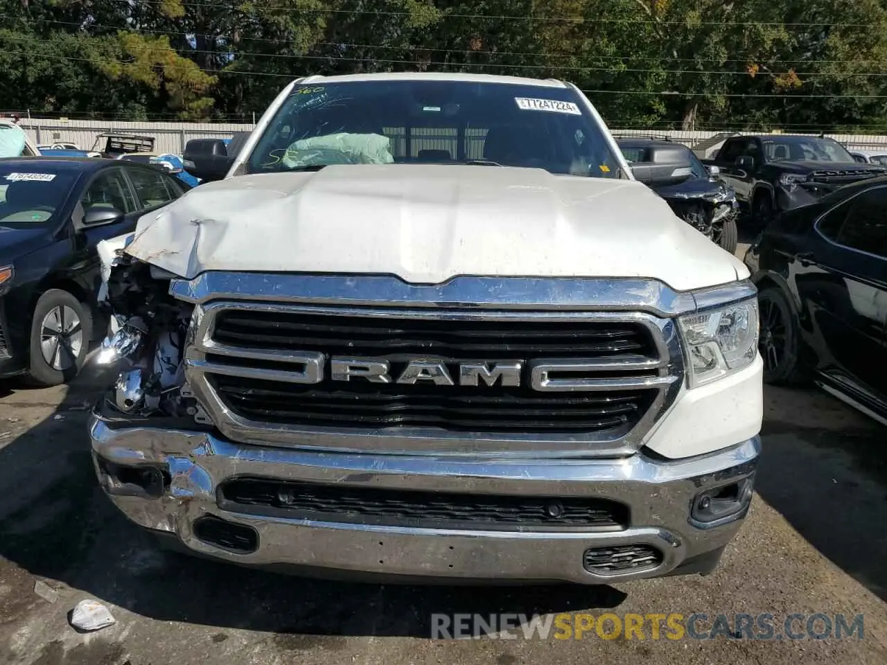 5 fotografías del automóvil dañado 1C6SRFFT1KN856276 RAM 1500 2019