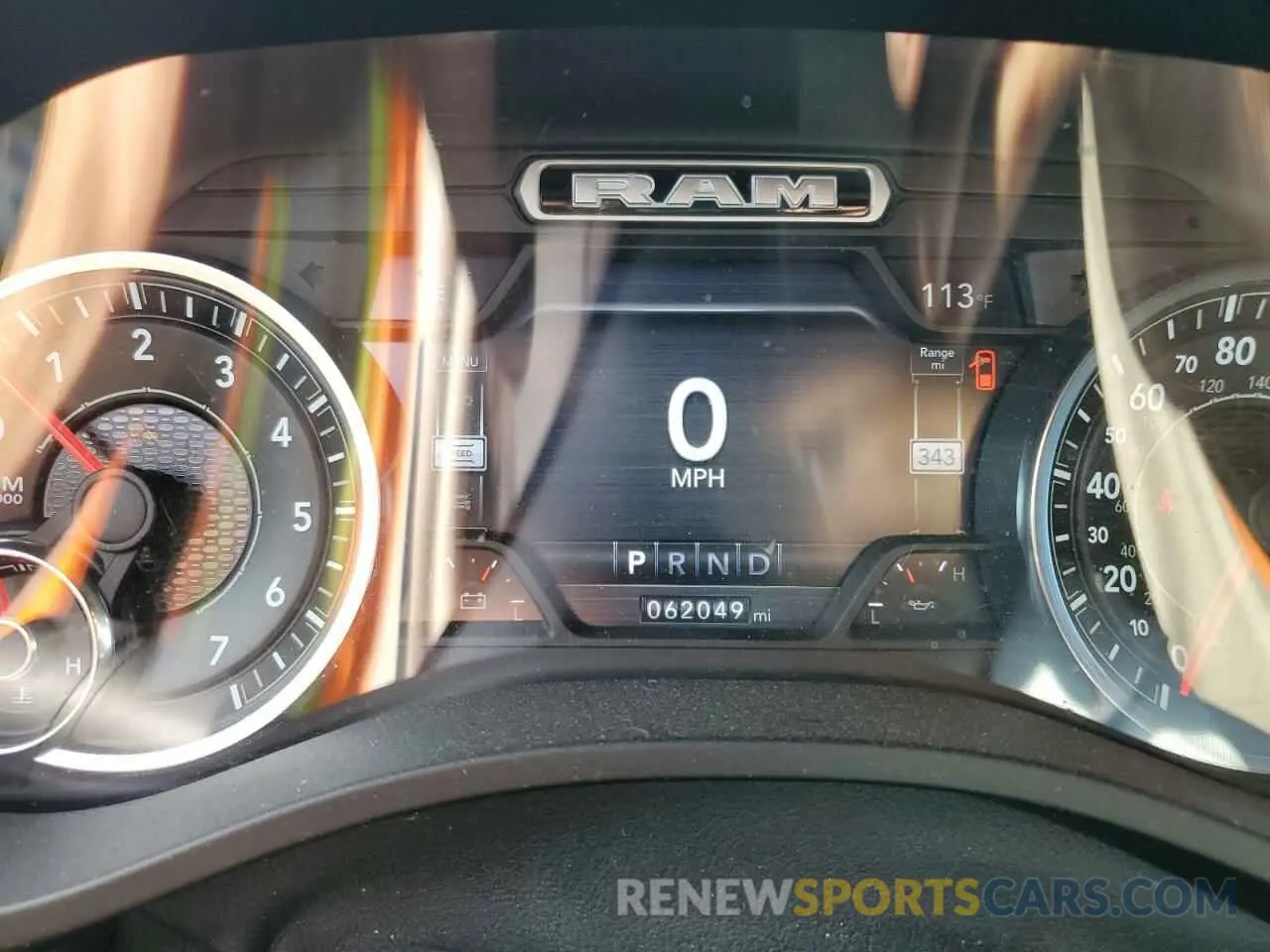 9 fotografías del automóvil dañado 1C6SRFFT1KN856276 RAM 1500 2019
