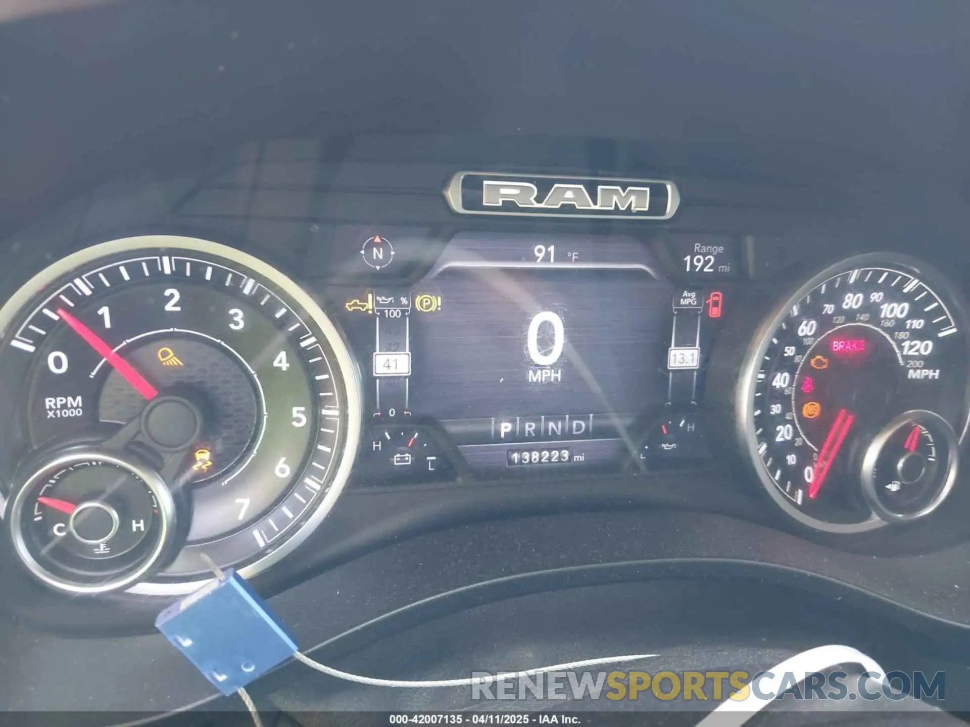7 fotografías del automóvil dañado 1C6SRFFT2KN625905 RAM 1500 2019