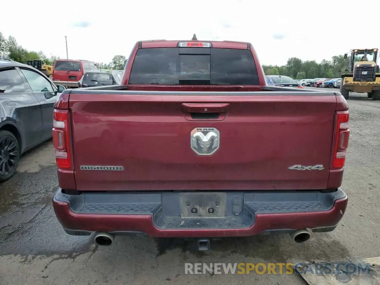 6 fotografías del automóvil dañado 1C6SRFFT2KN626164 RAM 1500 2019