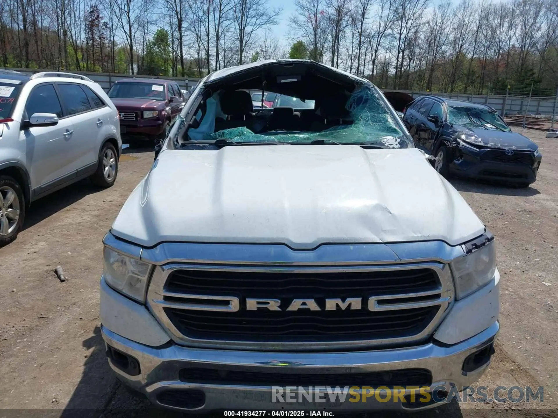 6 fotografías del automóvil dañado 1C6SRFFT2KN667846 RAM 1500 2019