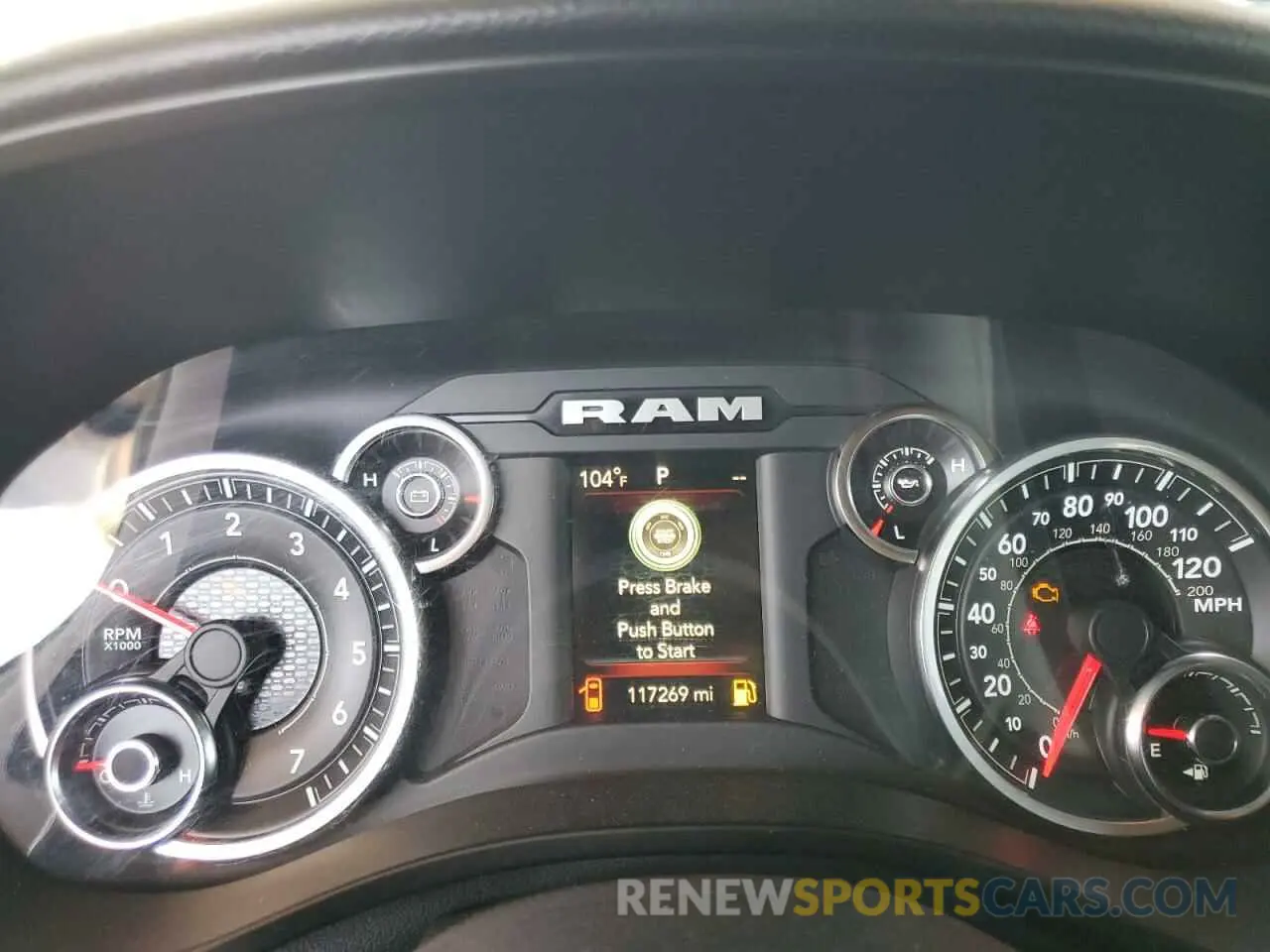 9 fotografías del automóvil dañado 1C6SRFFT2KN780244 RAM 1500 2019