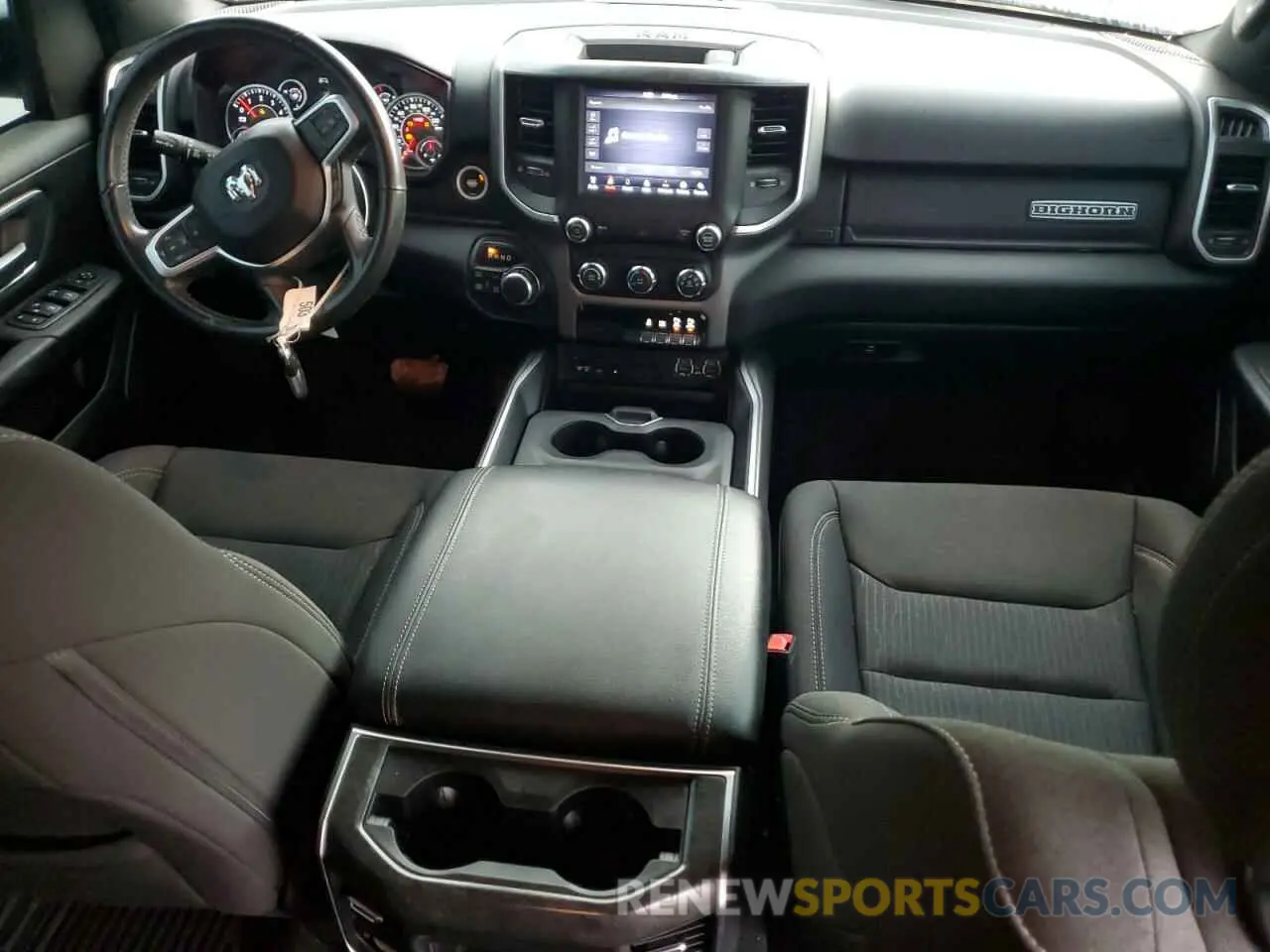 8 fotografías del automóvil dañado 1C6SRFFT2KN782429 RAM 1500 2019