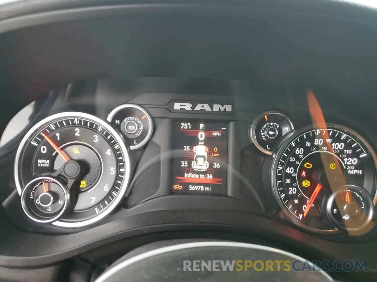 9 fotografías del automóvil dañado 1C6SRFFT2KN782429 RAM 1500 2019