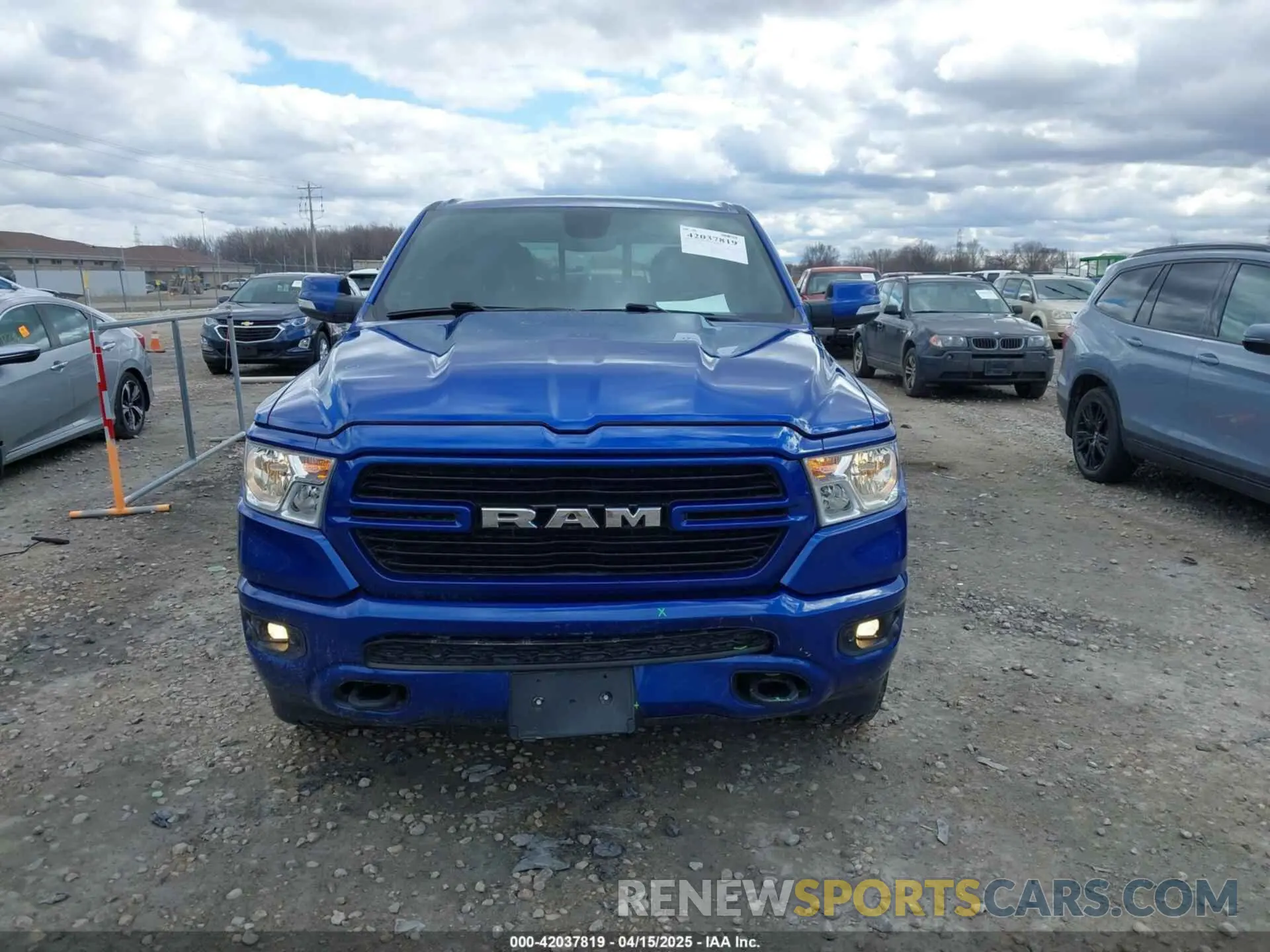 12 fotografías del automóvil dañado 1C6SRFFT2KN783838 RAM 1500 2019