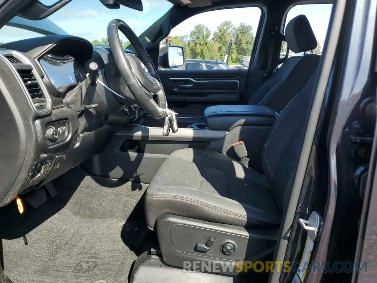 7 fotografías del automóvil dañado 1C6SRFFT2KN908532 RAM 1500 2019