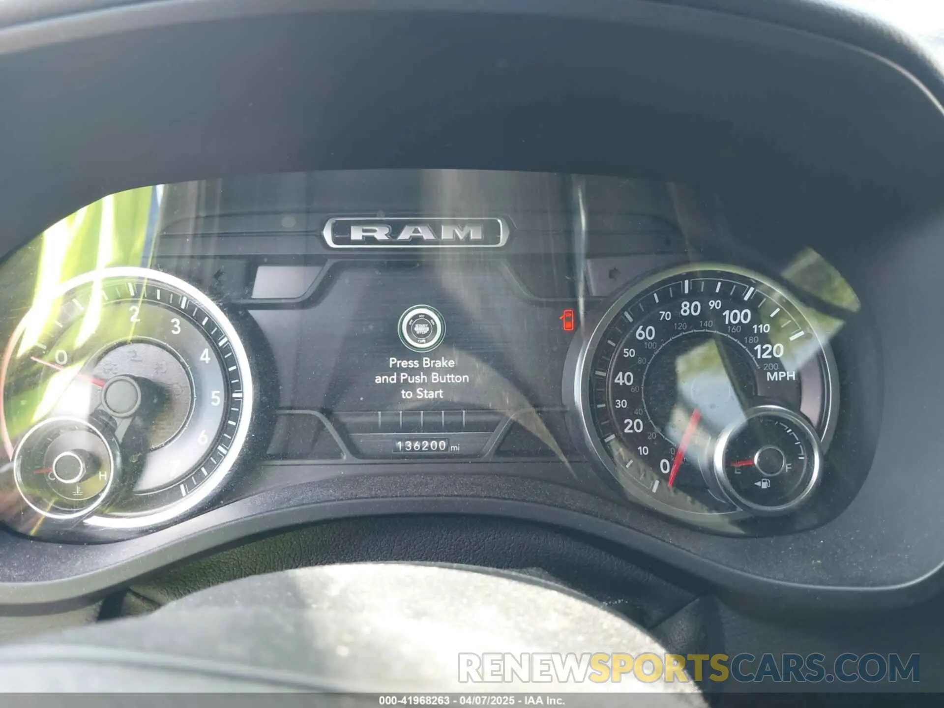 7 fotografías del automóvil dañado 1C6SRFFT3KN536294 RAM 1500 2019