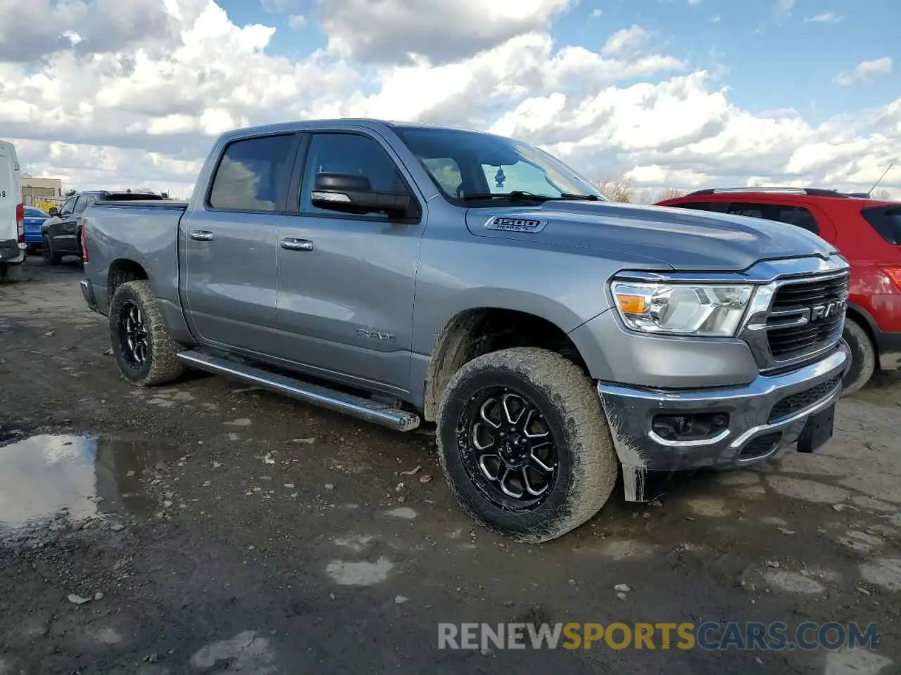 4 fotografías del automóvil dañado 1C6SRFFT3KN649954 RAM 1500 2019
