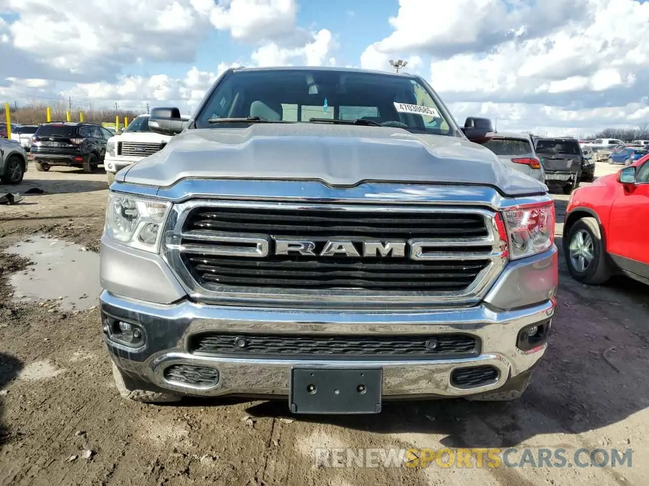 5 fotografías del automóvil dañado 1C6SRFFT3KN649954 RAM 1500 2019