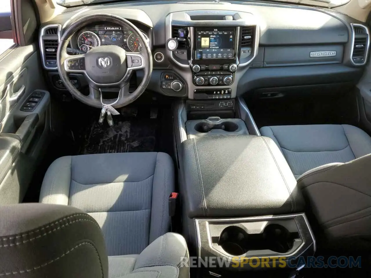 8 fotografías del automóvil dañado 1C6SRFFT3KN649954 RAM 1500 2019