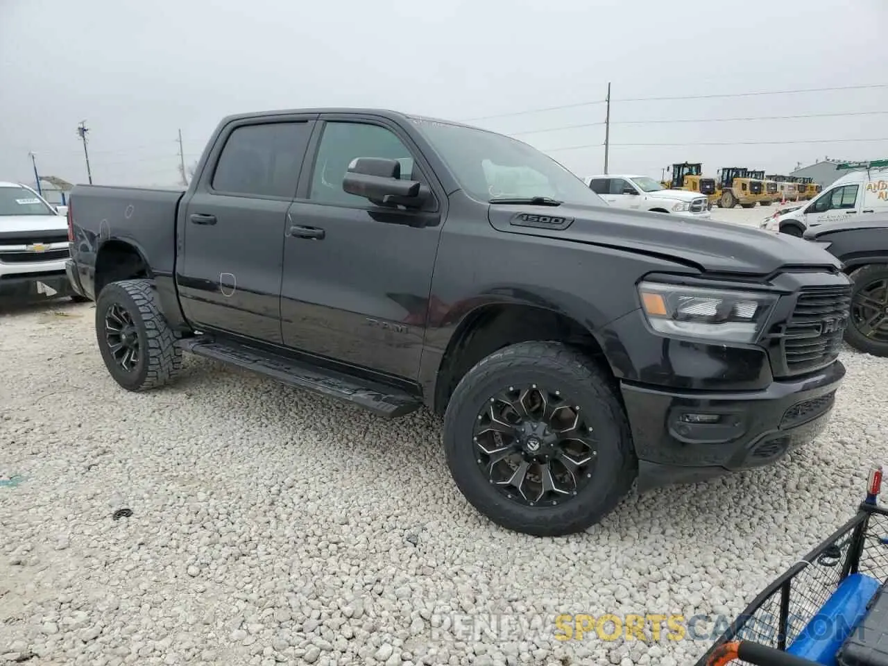 4 fotografías del automóvil dañado 1C6SRFFT3KN909351 RAM 1500 2019