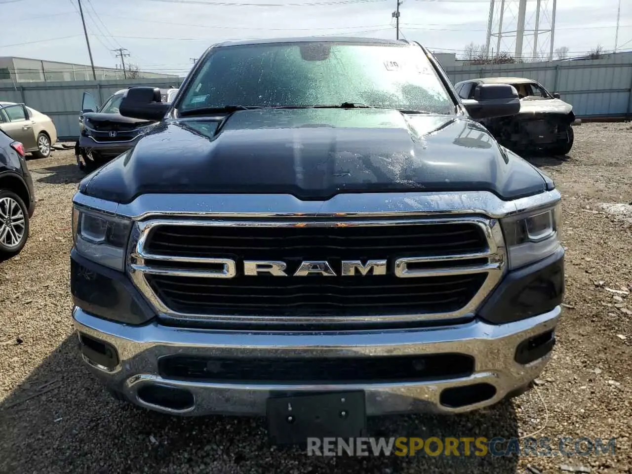 5 fotografías del automóvil dañado 1C6SRFFT4KN536823 RAM 1500 2019