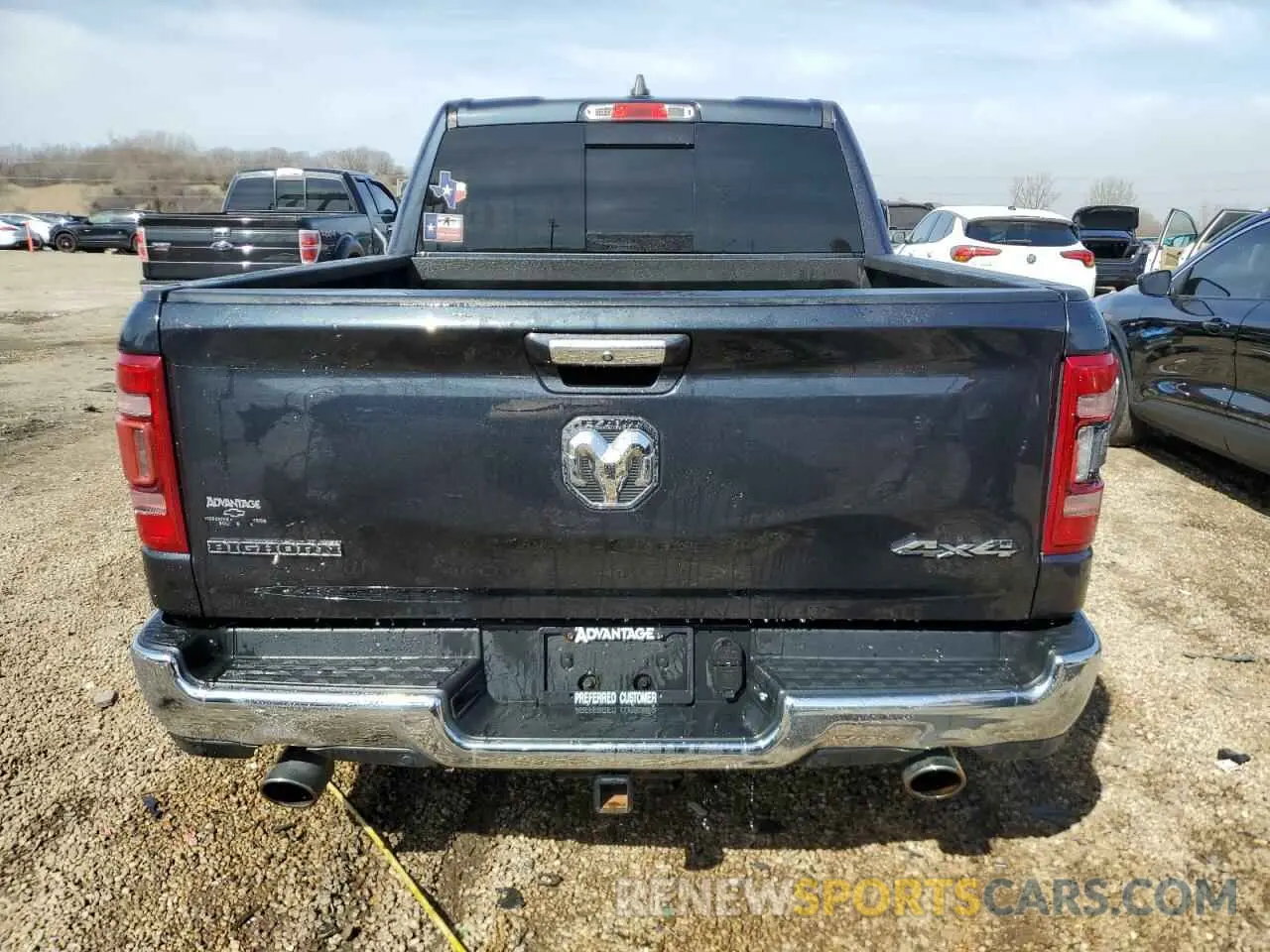6 fotografías del automóvil dañado 1C6SRFFT4KN536823 RAM 1500 2019
