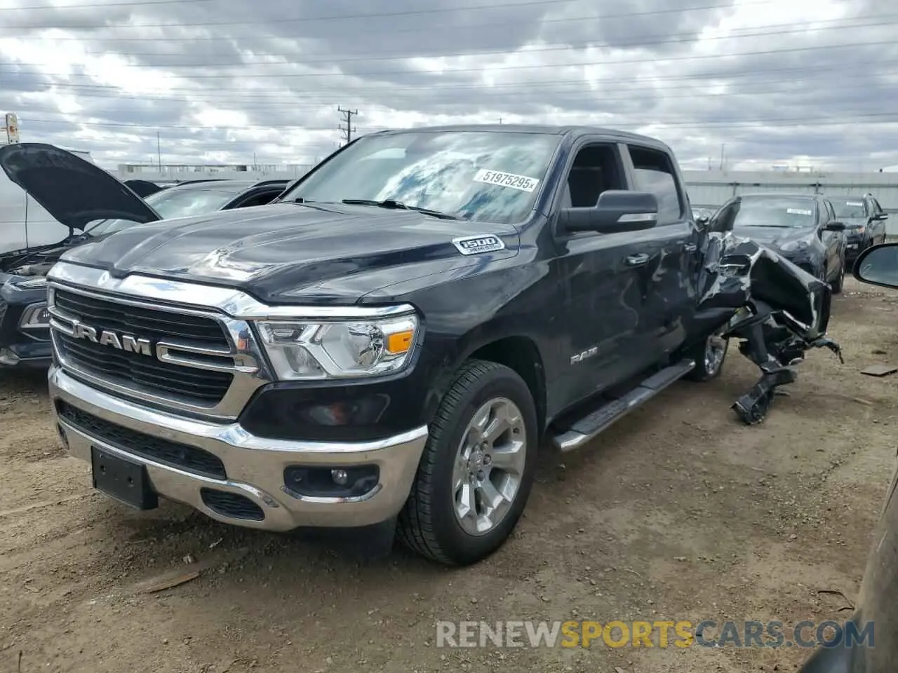 1 fotografías del automóvil dañado 1C6SRFFT4KN895167 RAM 1500 2019