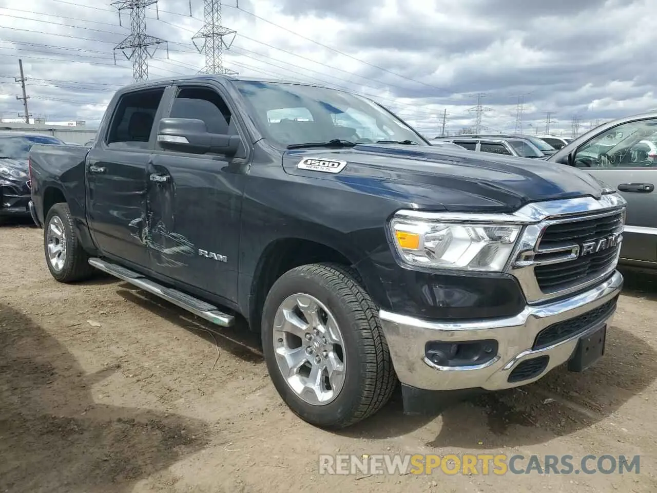 4 fotografías del automóvil dañado 1C6SRFFT4KN895167 RAM 1500 2019