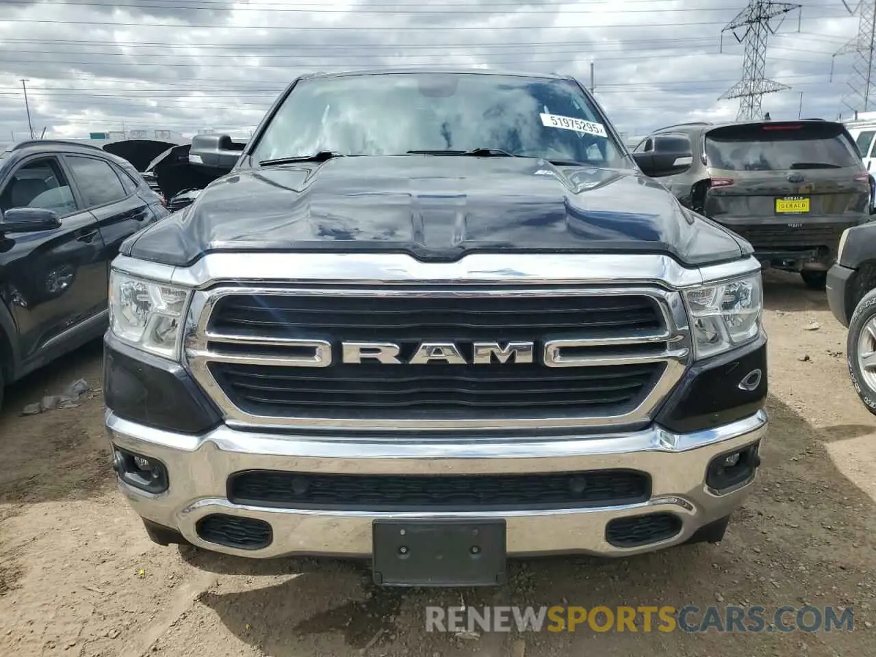 5 fotografías del automóvil dañado 1C6SRFFT4KN895167 RAM 1500 2019