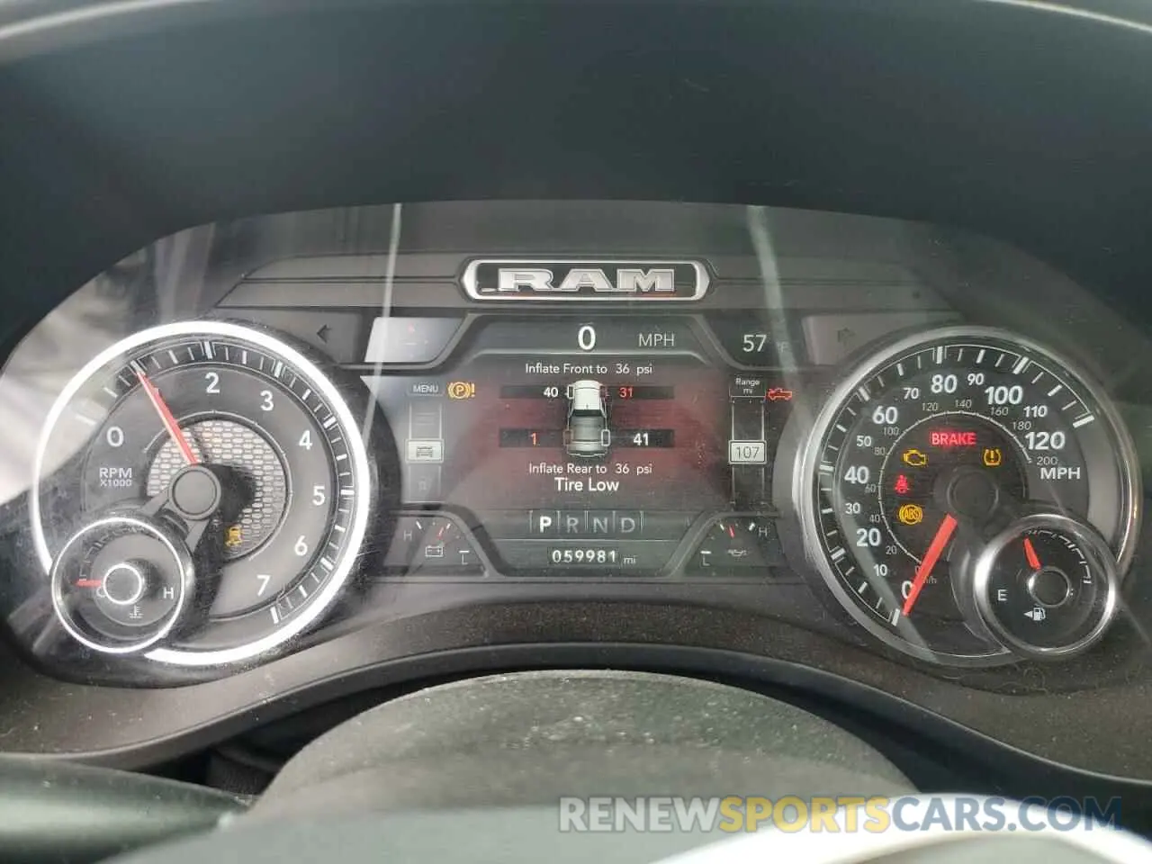9 fotografías del automóvil dañado 1C6SRFFT4KN895167 RAM 1500 2019