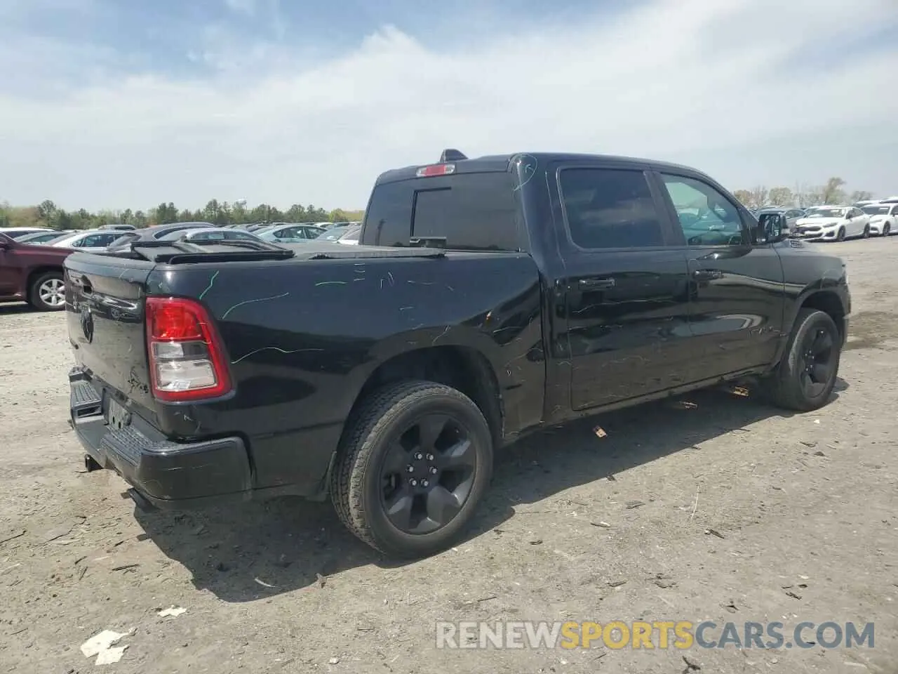 3 fotografías del automóvil dañado 1C6SRFFT4KN899445 RAM 1500 2019